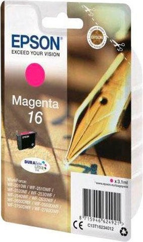 Epson Tintenpatrone »T1623, 16, C13T16234012«, original Druckerpatrone 16 magenta