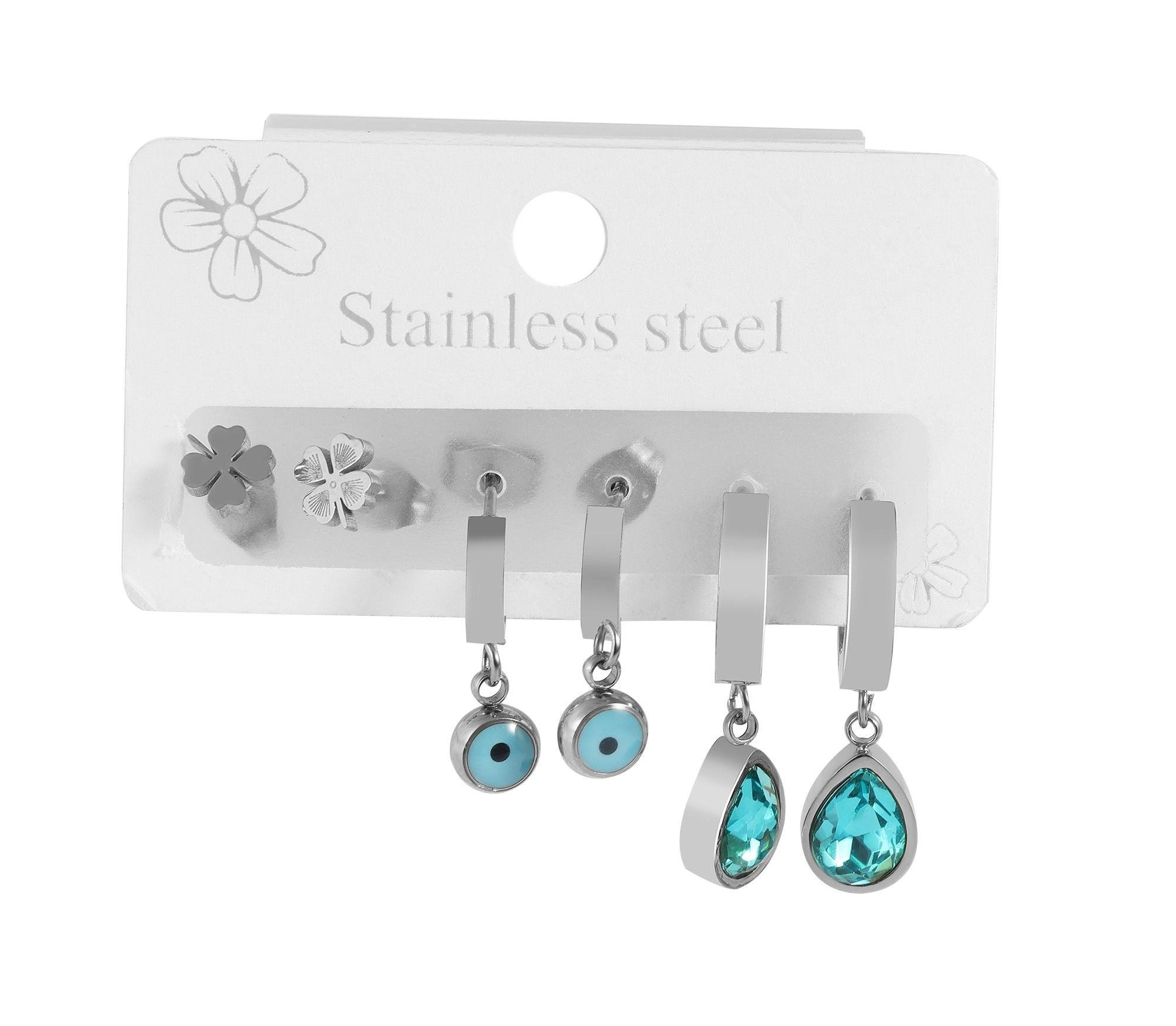 Adelia´s Kettenanhänger »Damen Anhänger ¿ Anhänger aus Edelstahl mit Strass Steinchen«