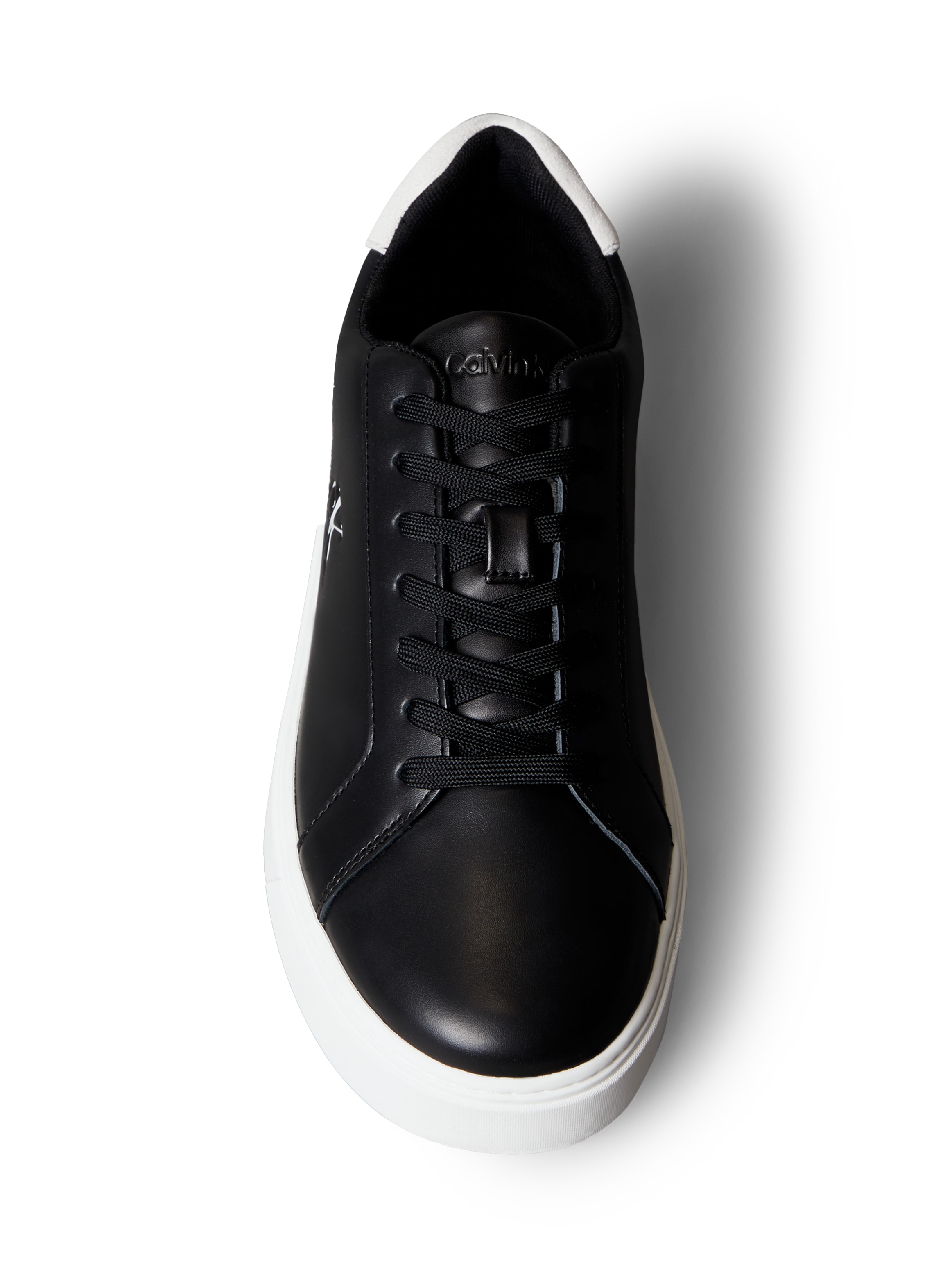 Calvin Klein Jeans Sneaker »CLASSIC CUPSOLE LACEUP LTH«  Schnürschuh, Freizeitschuh mit Fersenbesatz und seitlichem CK-Logo