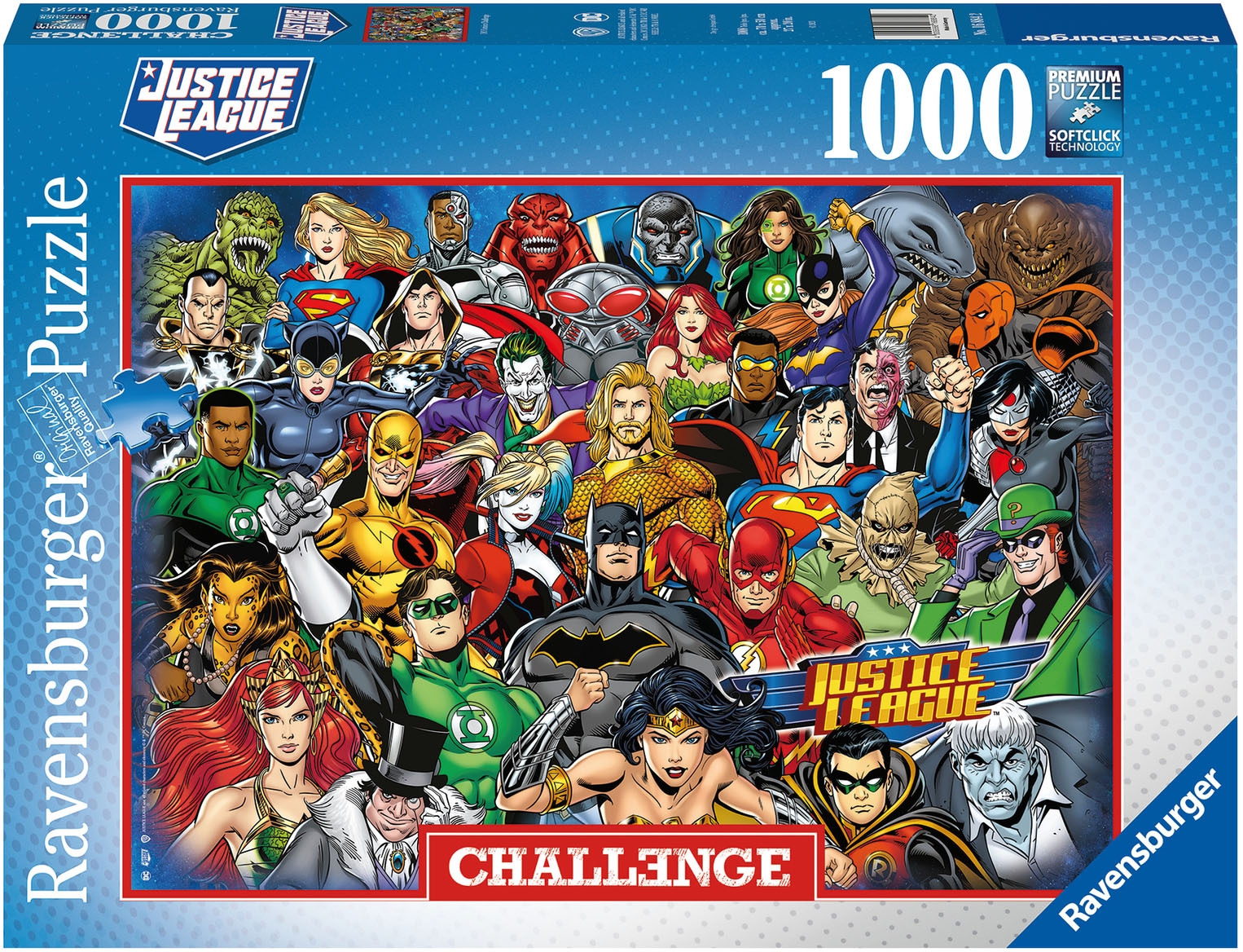 Puzzle »Challenge, DC Comics«, FSC® - schützt Wald - weltweit; Made in Germany