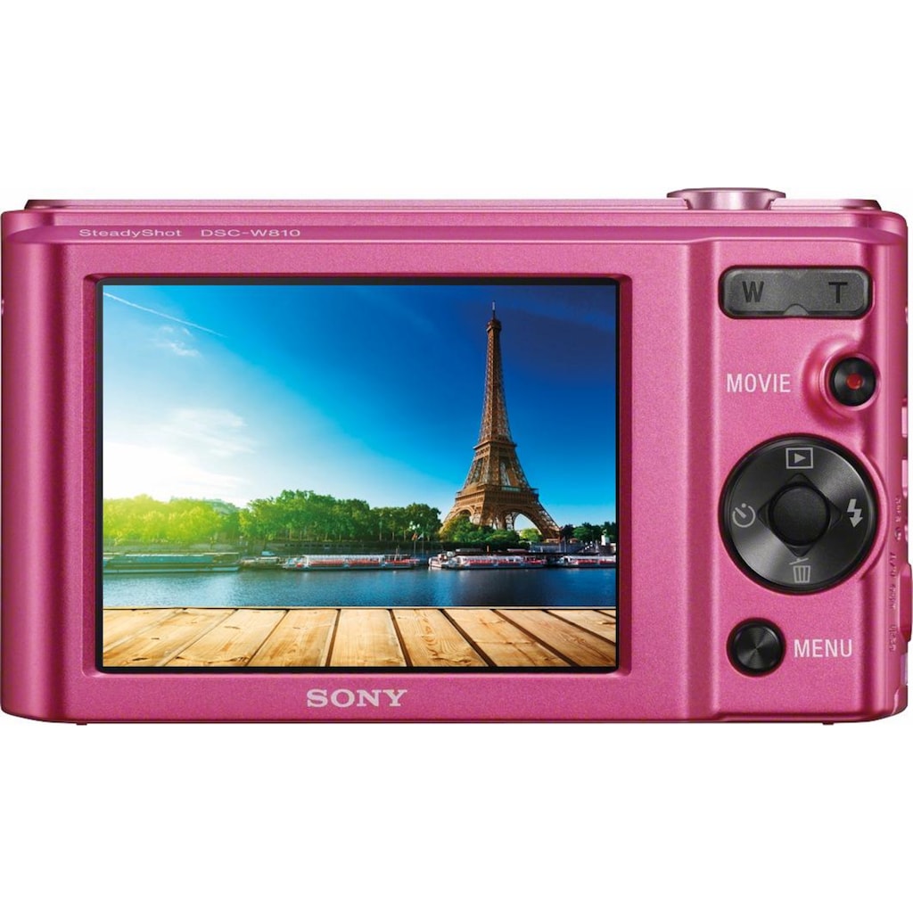 Sony Kompaktkamera »Cyber-shot DSC-W810«, 20,1 MP, 6 fachx opt. Zoom, Gesichtserkennung, Smile-Detection