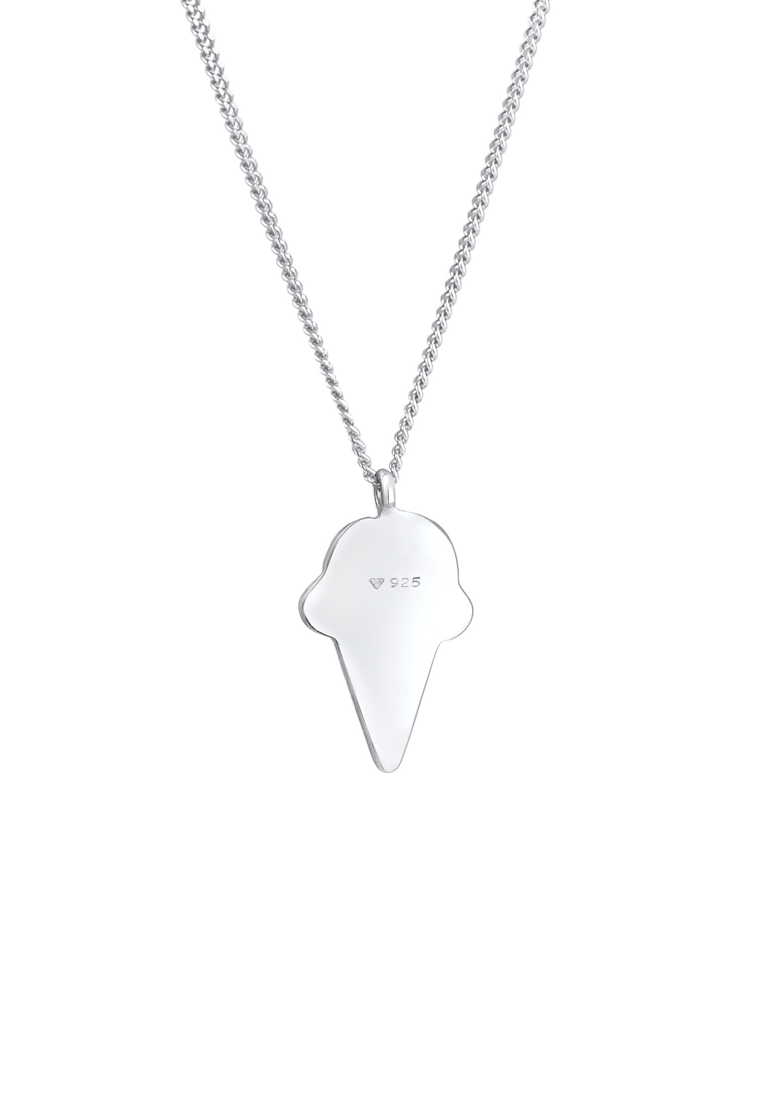 Elli Kette ohne Anhänger »Halskette Kinder Eis Sweet Emaille 925 Silber«