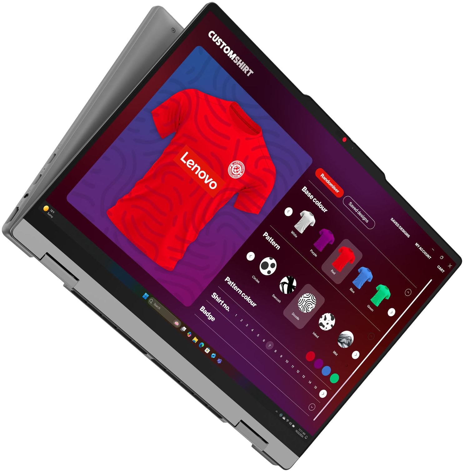 Lenovo Convertible Notebook »IdeaPad 5 2in1 14Q8Y11« 35,6 cm / 14 ″ Snapdragon X2 Plus Adreno 512 GB SSD