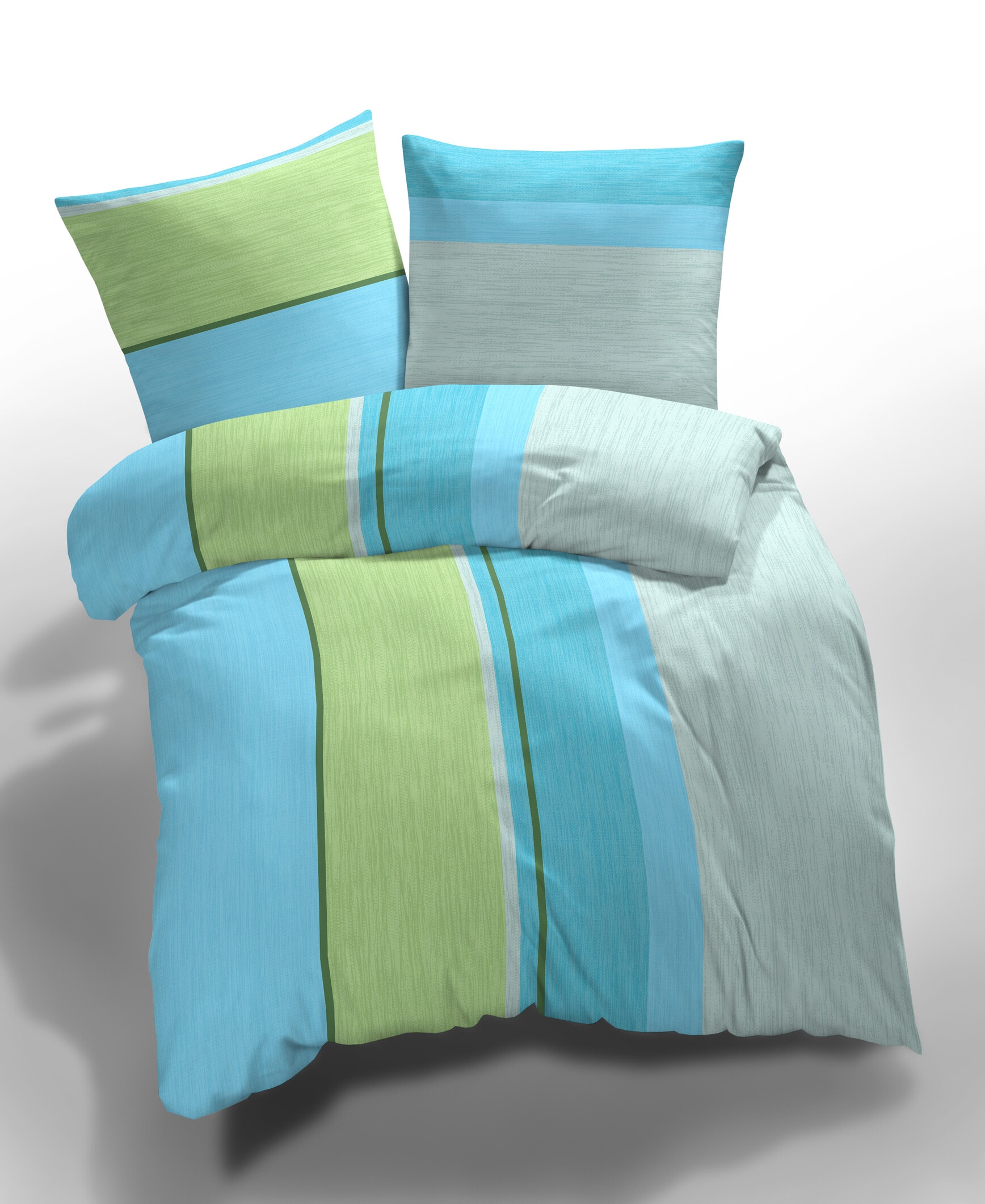 MOONLIGHT Bettwäsche »Brezza, 100% Microfaser« 2 Stk. tlg.