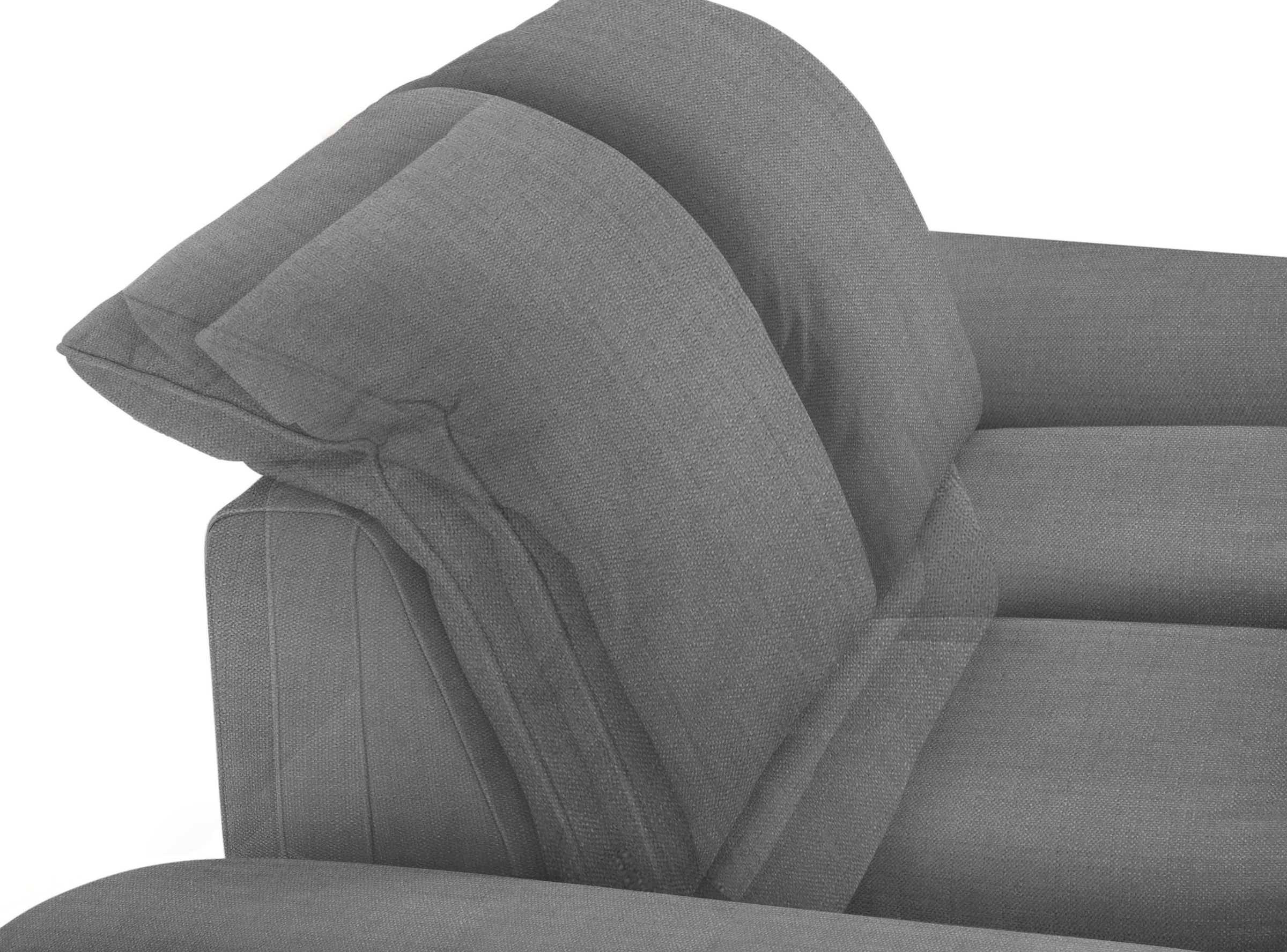 W.SCHILLIG 2-Sitzer »enjoy&MORE«, Sitztiefenverstellung, Füße schwarz pulverbeschichtet, Breite 202 cm