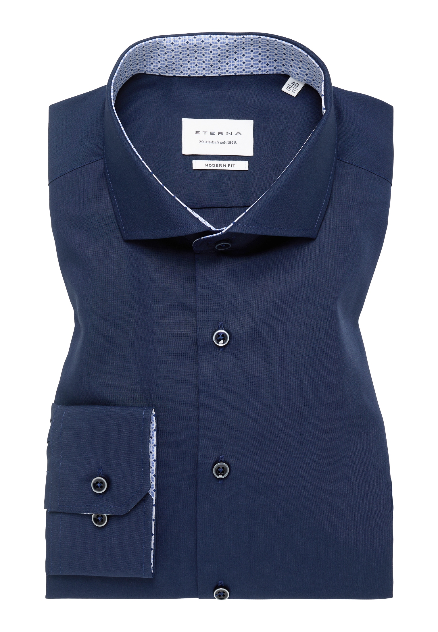 Eterna Langarmhemd »MODERN FIT«, NON IRON (bügelfrei)