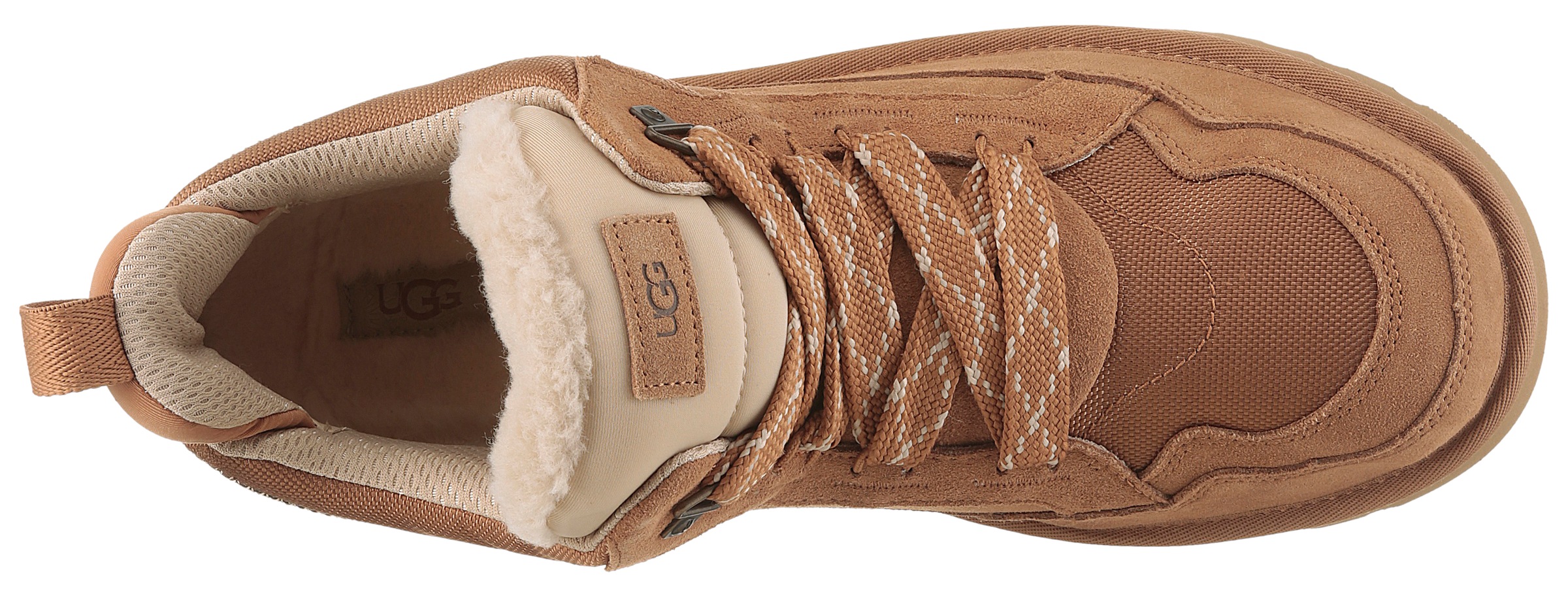 UGG Sneaker »LOWMEL«, Schnürschuh mit gepolstertem Schaftrand