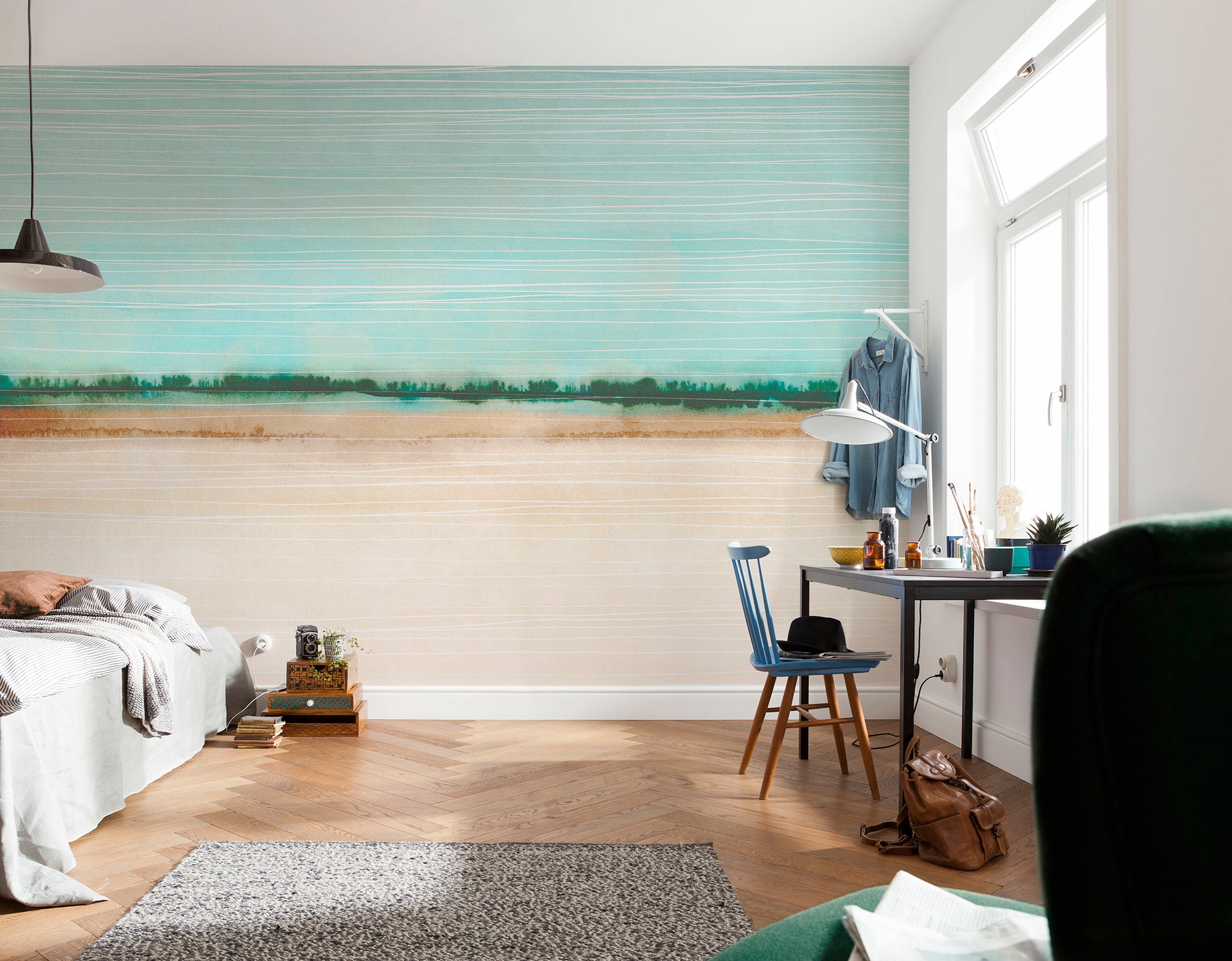 Komar Vliestapete »Digitaldruck Vlies - Drift - Größe 350 x 250 cm«, bedruckt, Wohnzimmer, Schlafzimmer