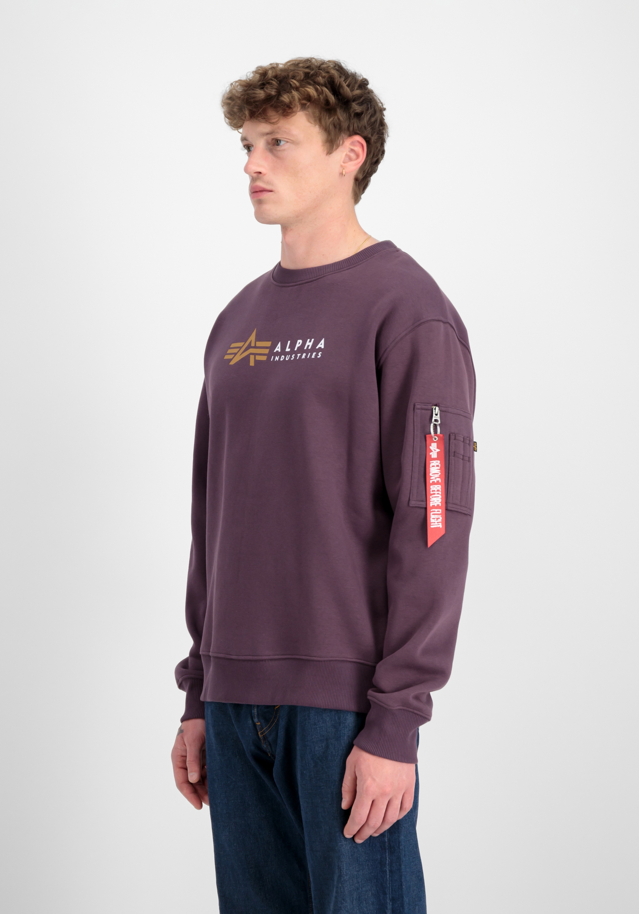 Alpha Industries Sweater »Alpha Label Sweatshirt Sweatshirt«