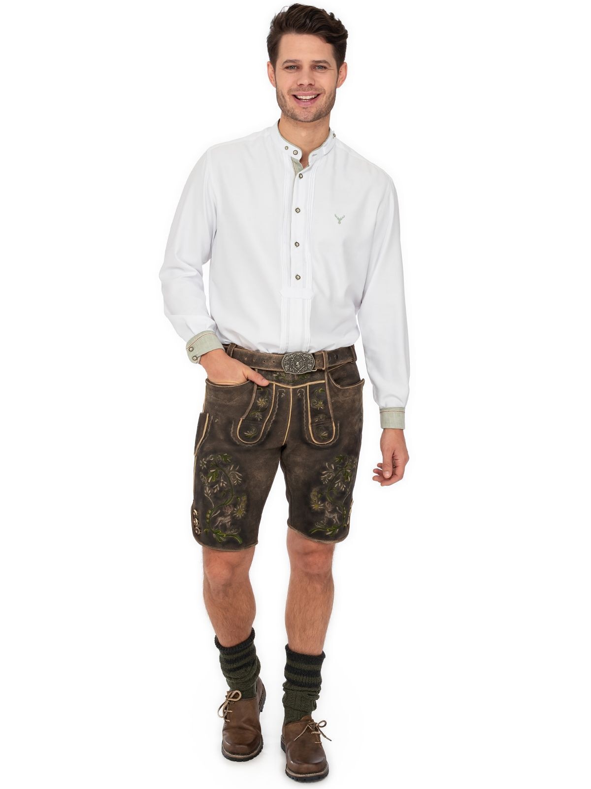 Country Maddox Lederhose »Lederhose FLEESENSEE«