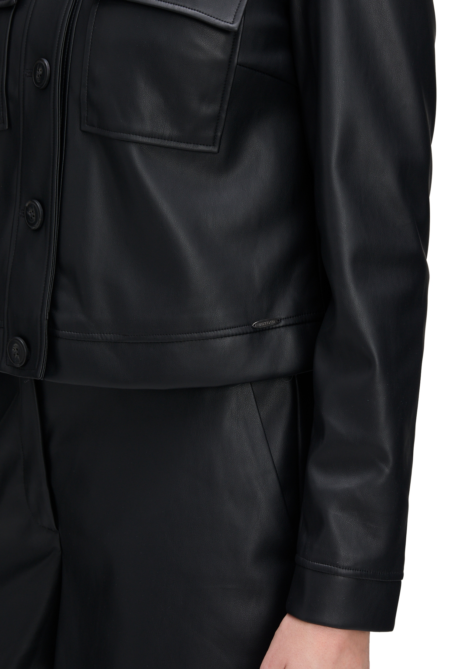 Betty&Co Jackenblazer »Lederjacke langarm«