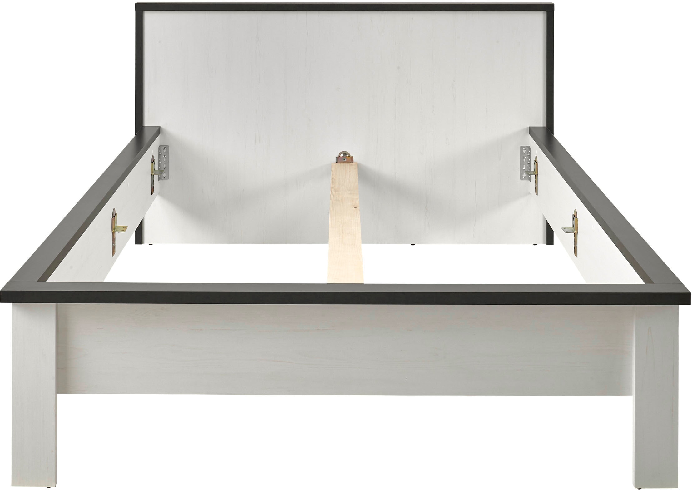 Home affaire Einzelbett »SHERWOOD Liegefläche 90/140 oder 180x200 cm«, aus FSC®-zertifiziertem Holzwerkstoff, rustikaler Landhausstil