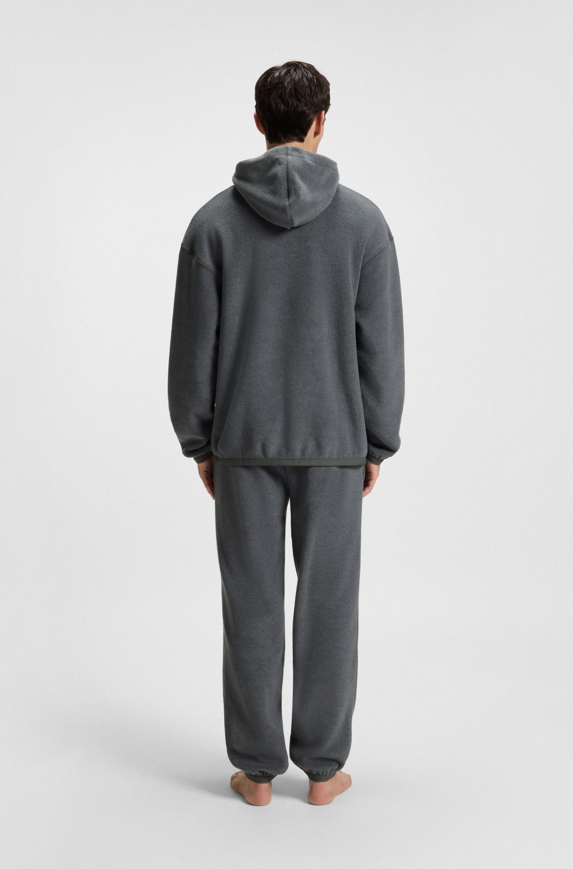 HUGO Underwear Hoodie, Relaxed Fit, Fleece-Qualität