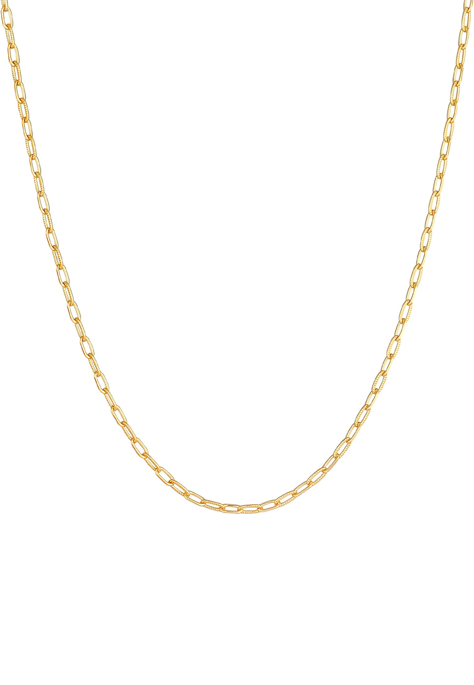 Elli Kette ohne Anhänger »Halskette Gliederkette Oval Chain Basic Trend 925 Silber«