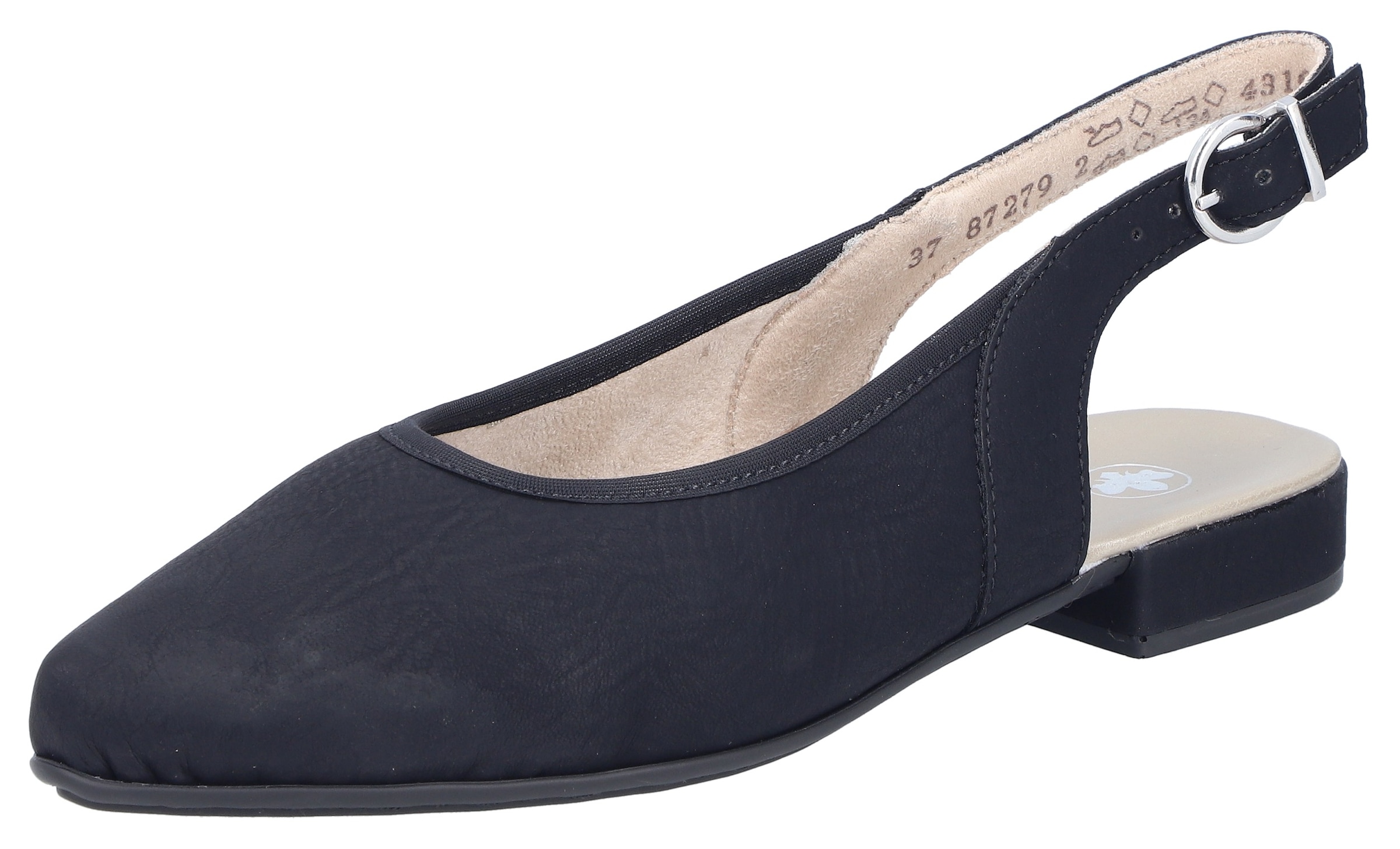 Rieker Slingpumps  Sommerschuh, Sabot mit elastischem Textileinfass