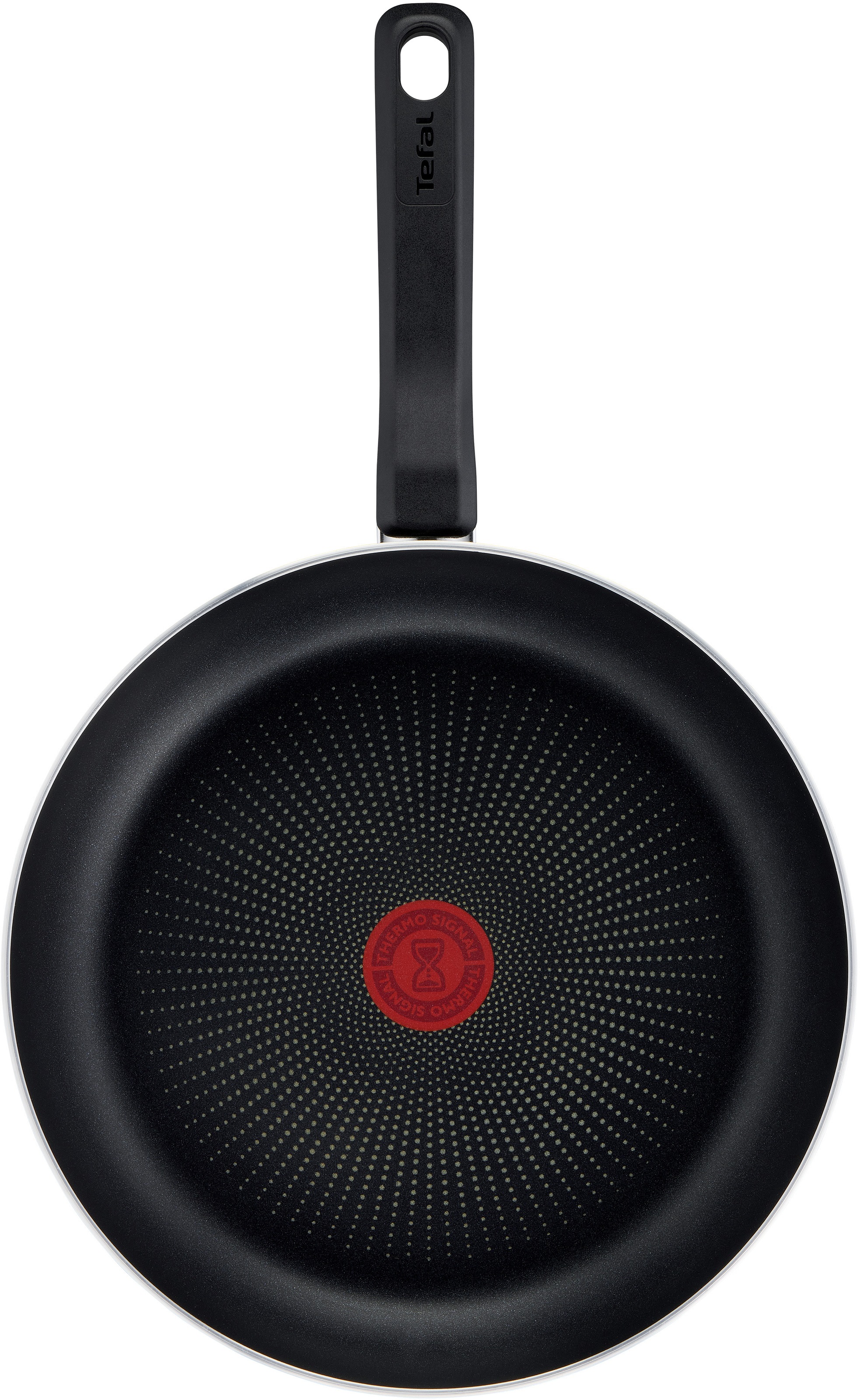Tefal Bratpfanne »Resist, sichere Titanium Antihaftversiegelung«, Aluminium, Thermo-Signal bei idealer Brattemperatur, nicht induktionsgeeignet