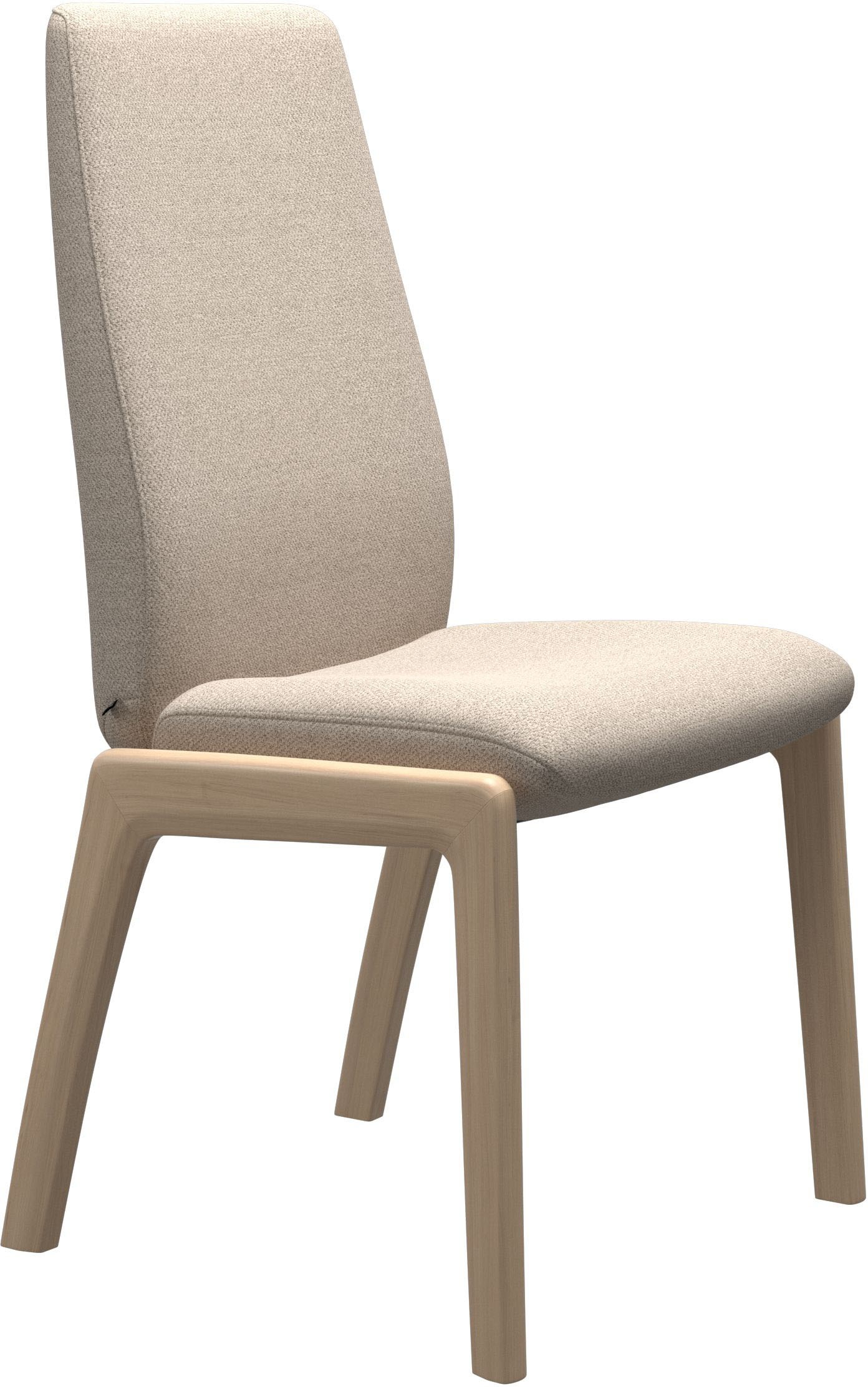 Stressless® Polsterstuhl »Laurel«, ROHLEDER Stoff Q2 FARON, High Back, Größe L, mit abgerundeten Beinen in Eiche natur