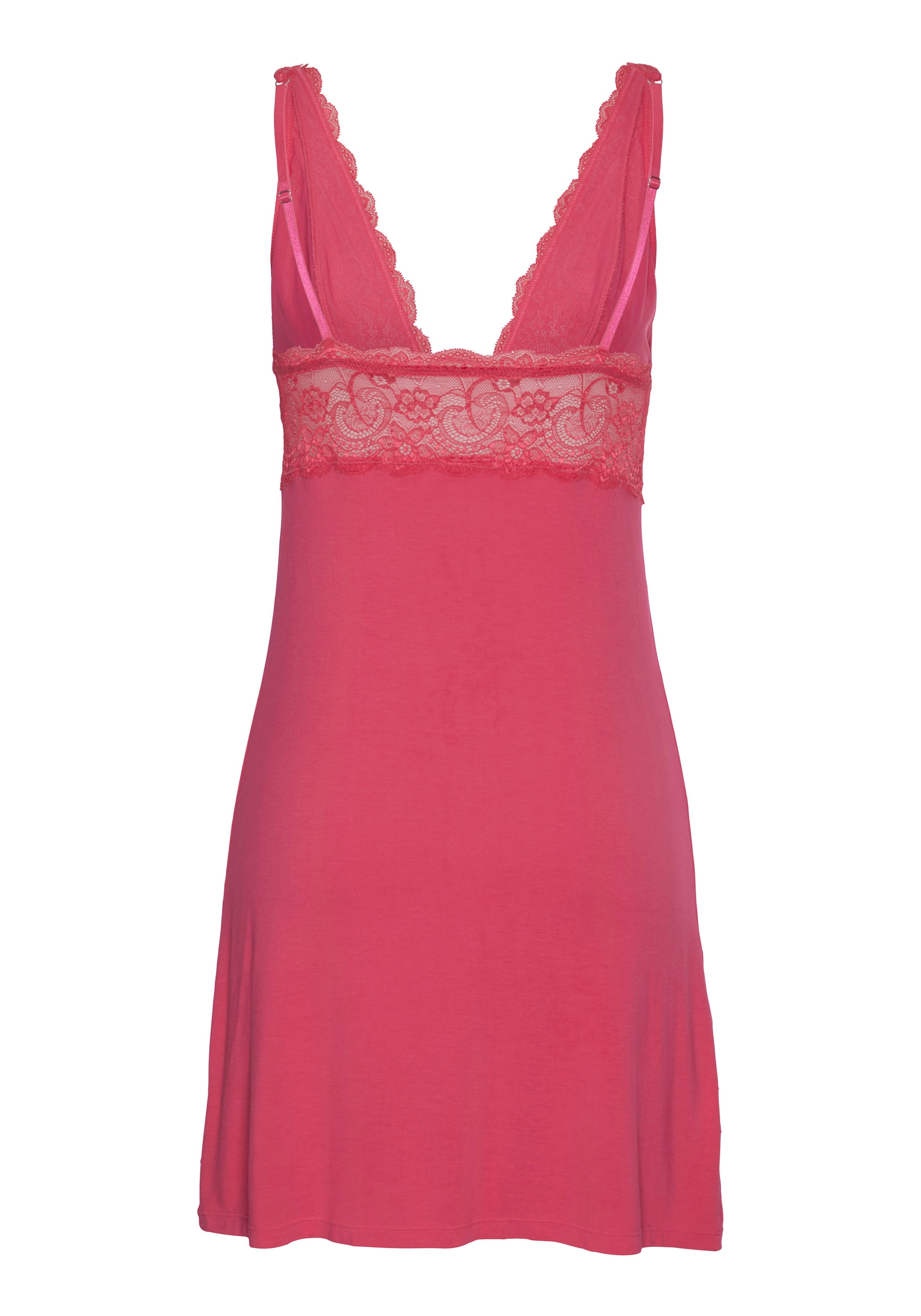 LASCANA Negligé mit schönen Spitzendetails
