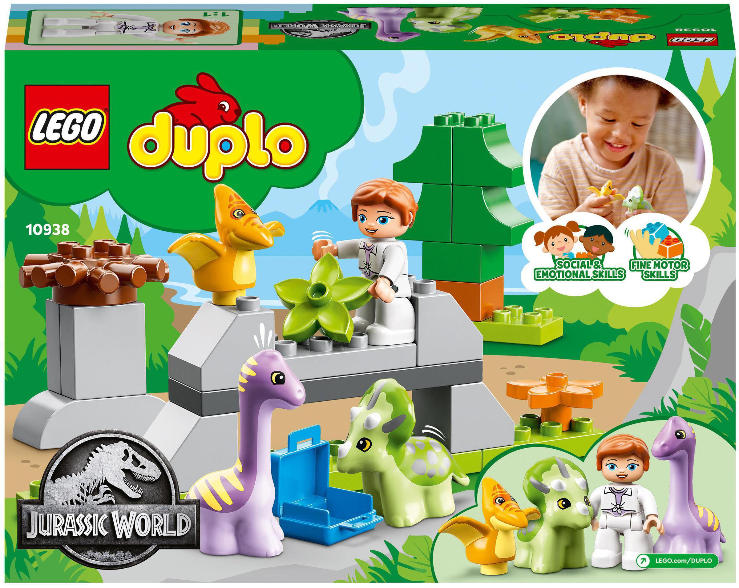 LEGO® Konstruktionsspielsteine »Dinosaurier Kindergarten (10938), LEGO® DUPLO Jurassic World«, (27 St.)