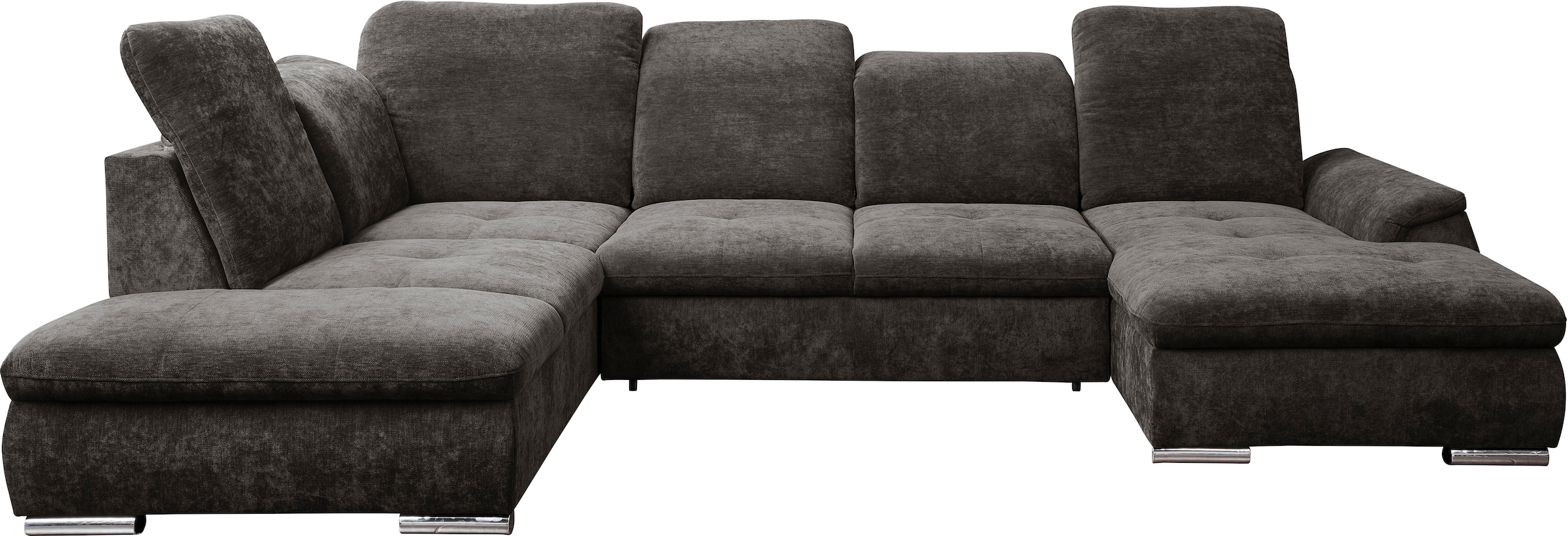 WERK2 Wohnlandschaft »Pula, modern, funktionell und gemütlich« verstellbare Kopfteile, mit Schlaffunktion und Bettkasten