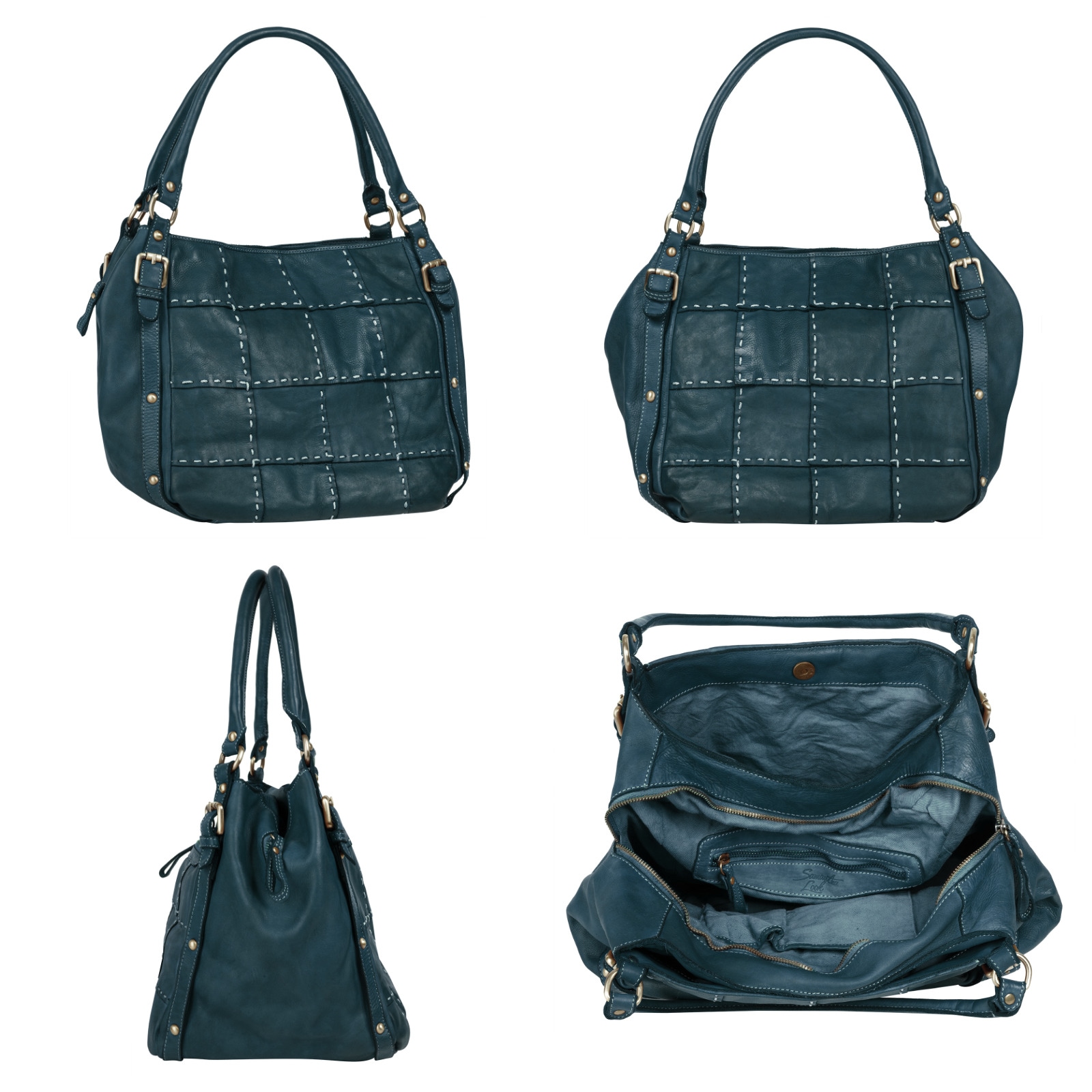 Samantha Look Shopper, echt Leder, Made in Italy