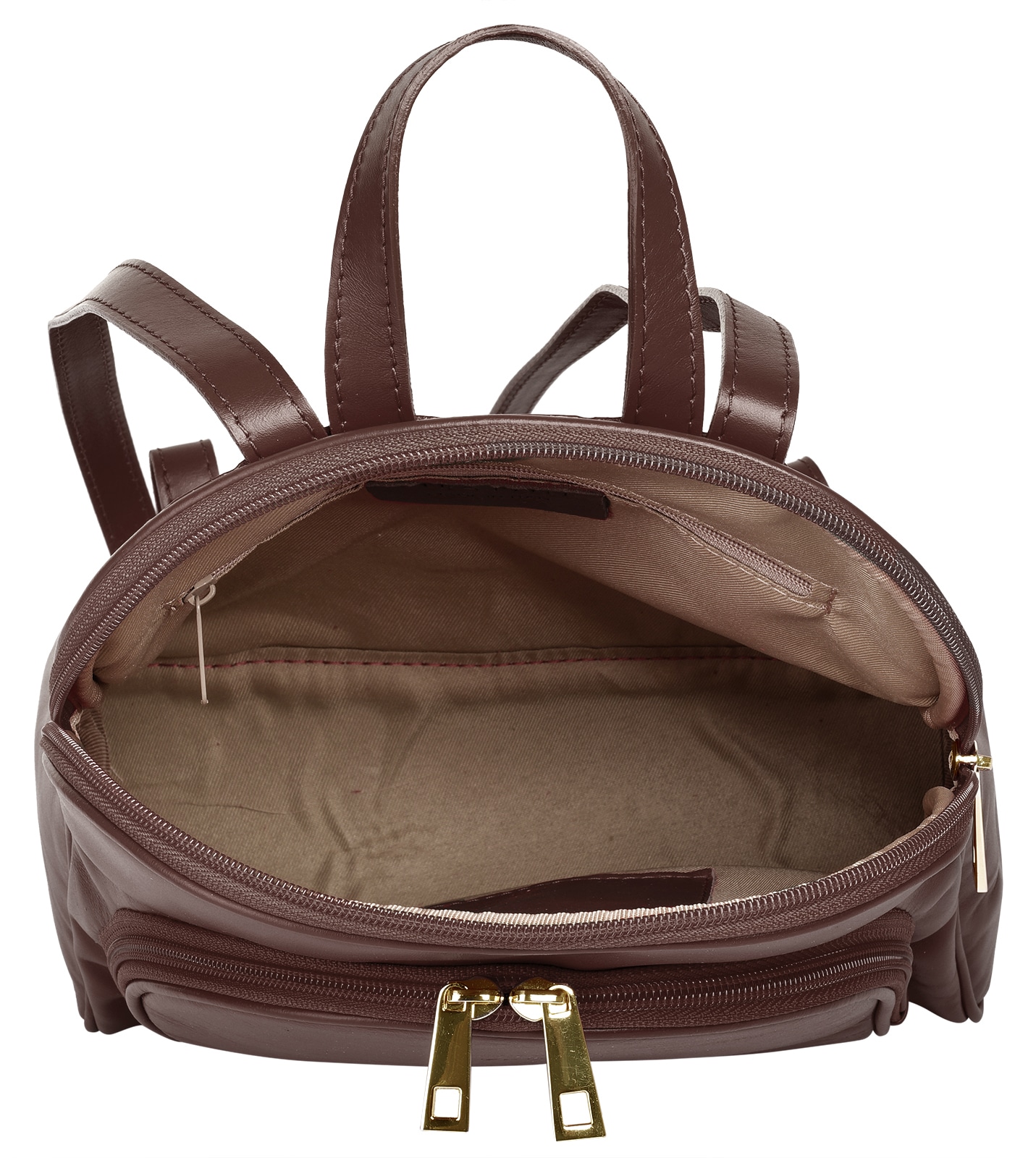 Cluty Cityrucksack, echt Leder, Made in Italy