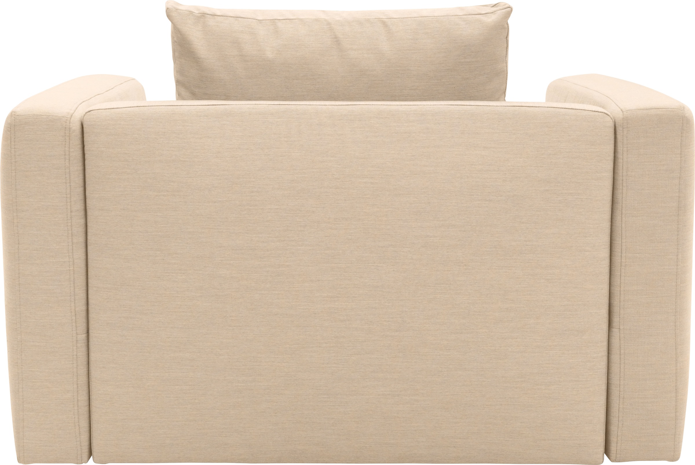 DOMO collection Sessel »Solskin, individuell erweiterbar, für Garten, Terrasse, Balkon«, Formschön mit losem Sitz- und Rücken-Kissen, speziell für Outdoor