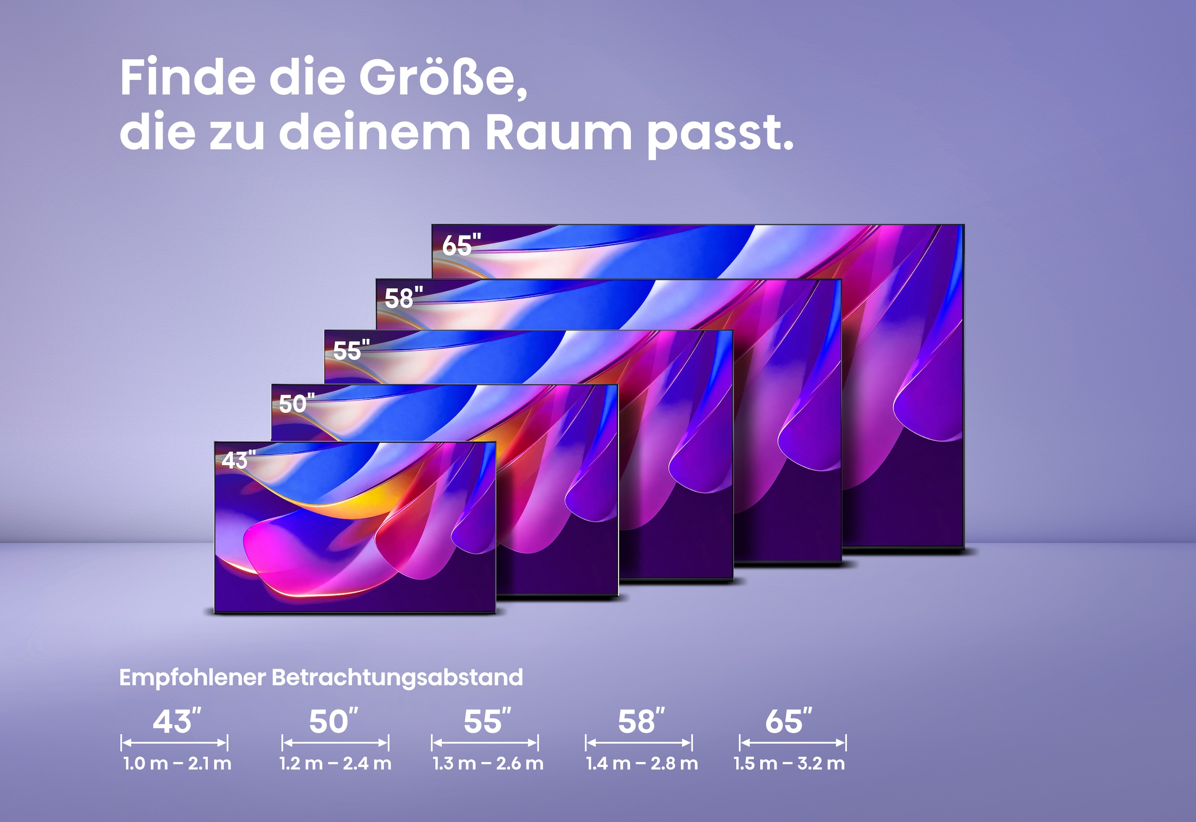 Hisense DLED-Fernseher »43E6DS« 108 cm/43 ″ Smart-TV