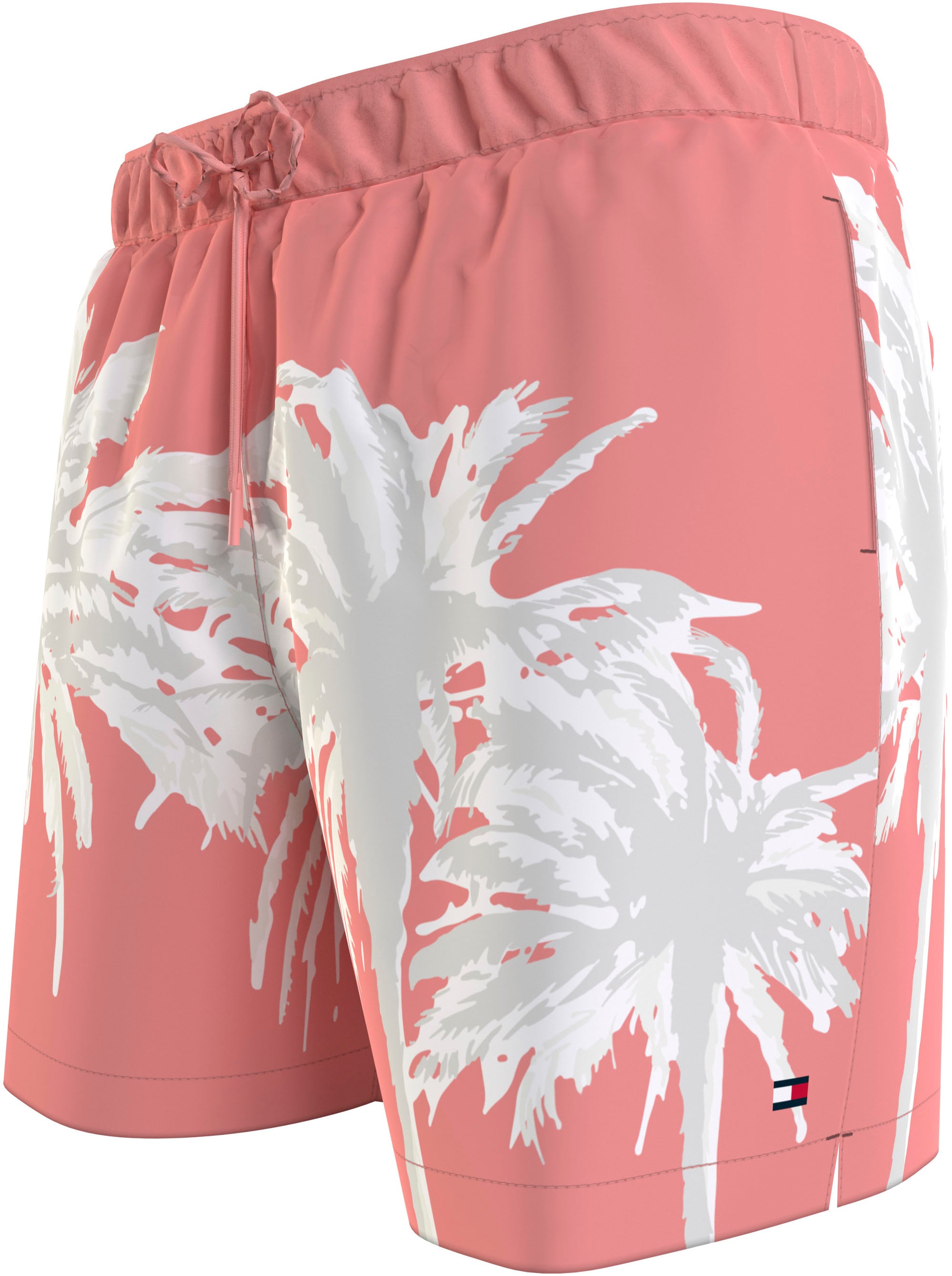 Tommy Hilfiger Swimwear Badeshorts »MEDIUM DRAWSTRING PLACED«, mit Palmenprint