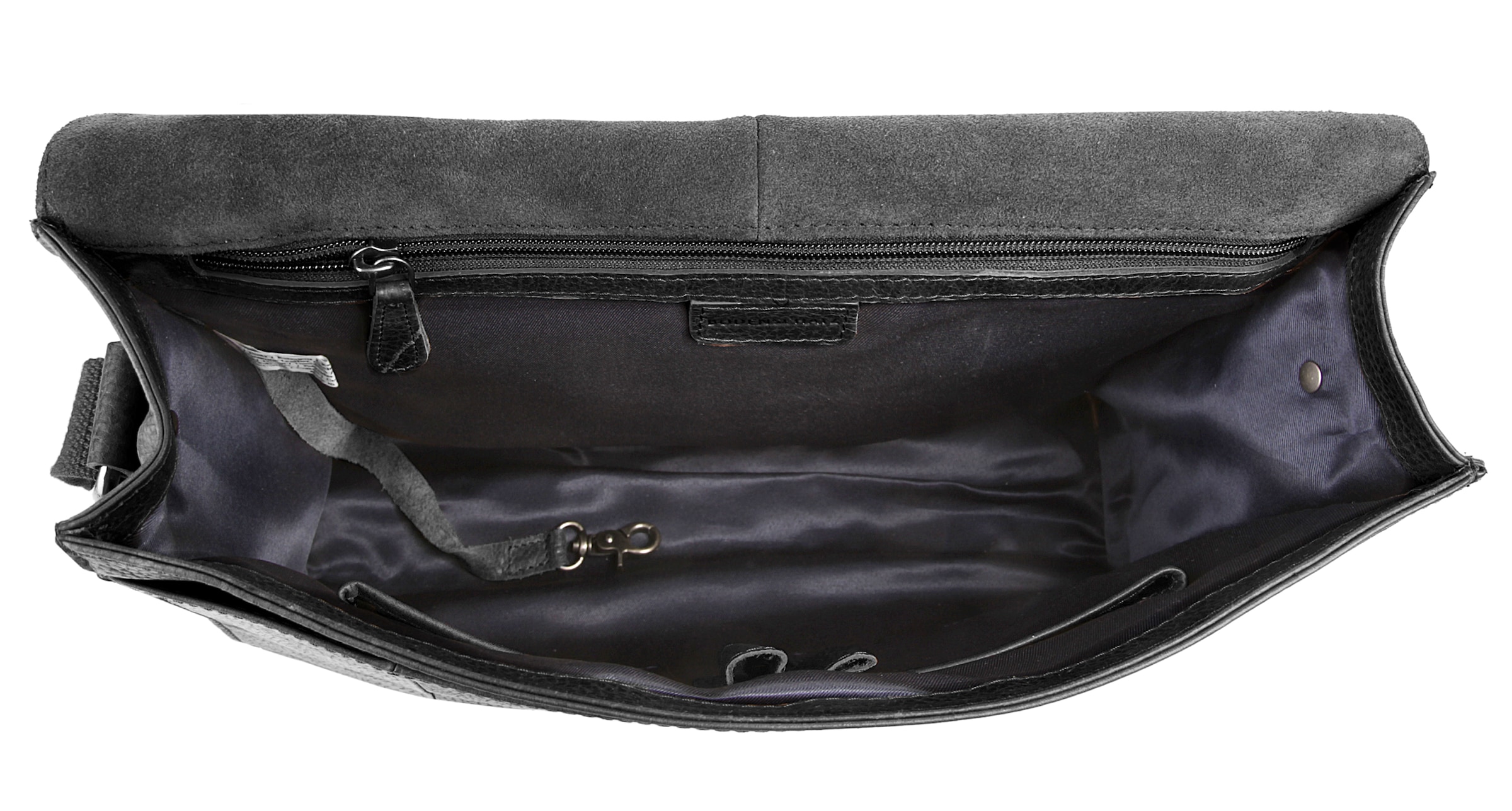 BODENSCHATZ Messenger Bag, echt Leder