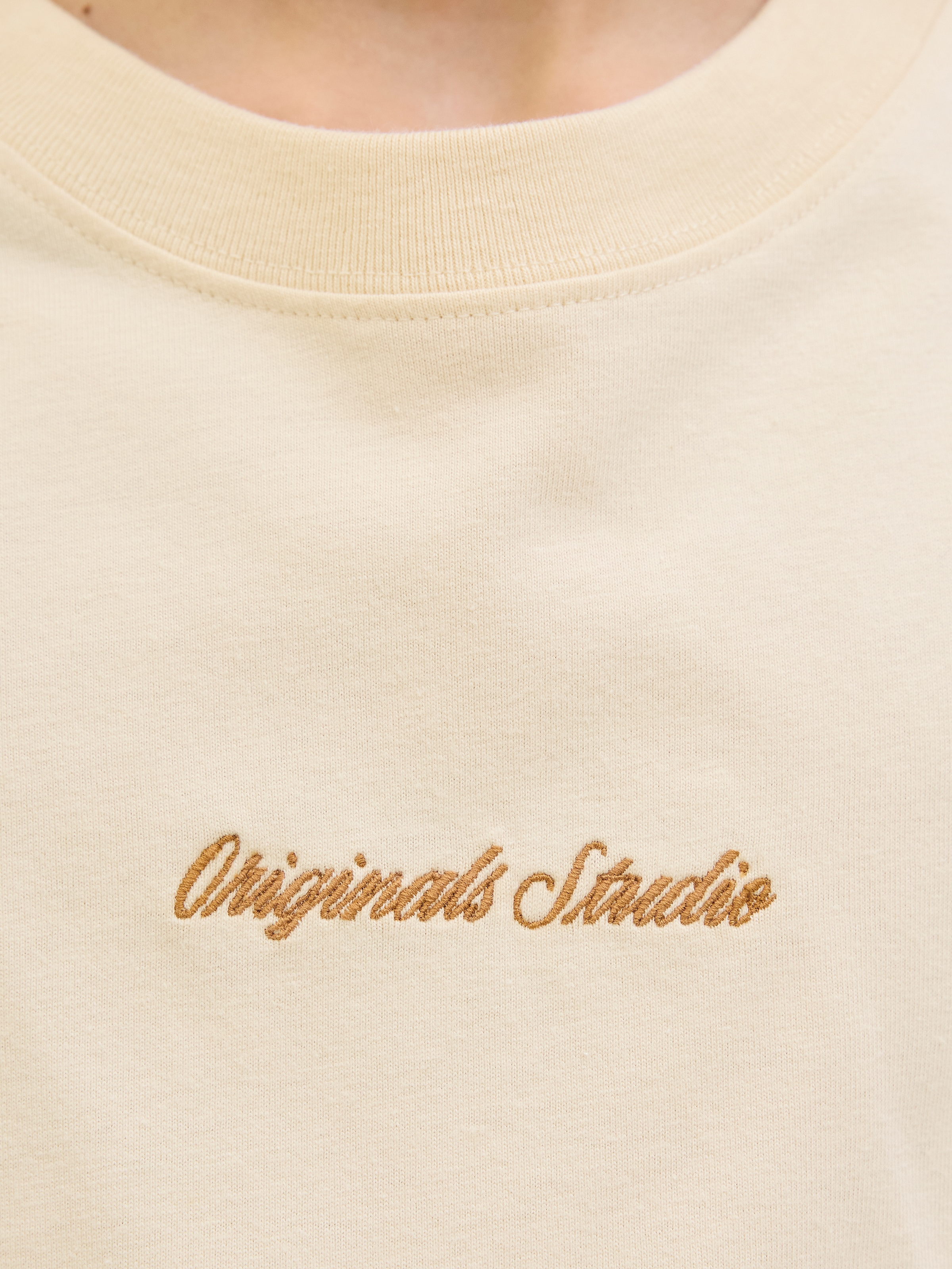 Jack & Jones Junior T-Shirt »JORNORREBRO EMB TEE SS CN NOOS JNR« Baumwolle, relaxed fit, Kurzarm