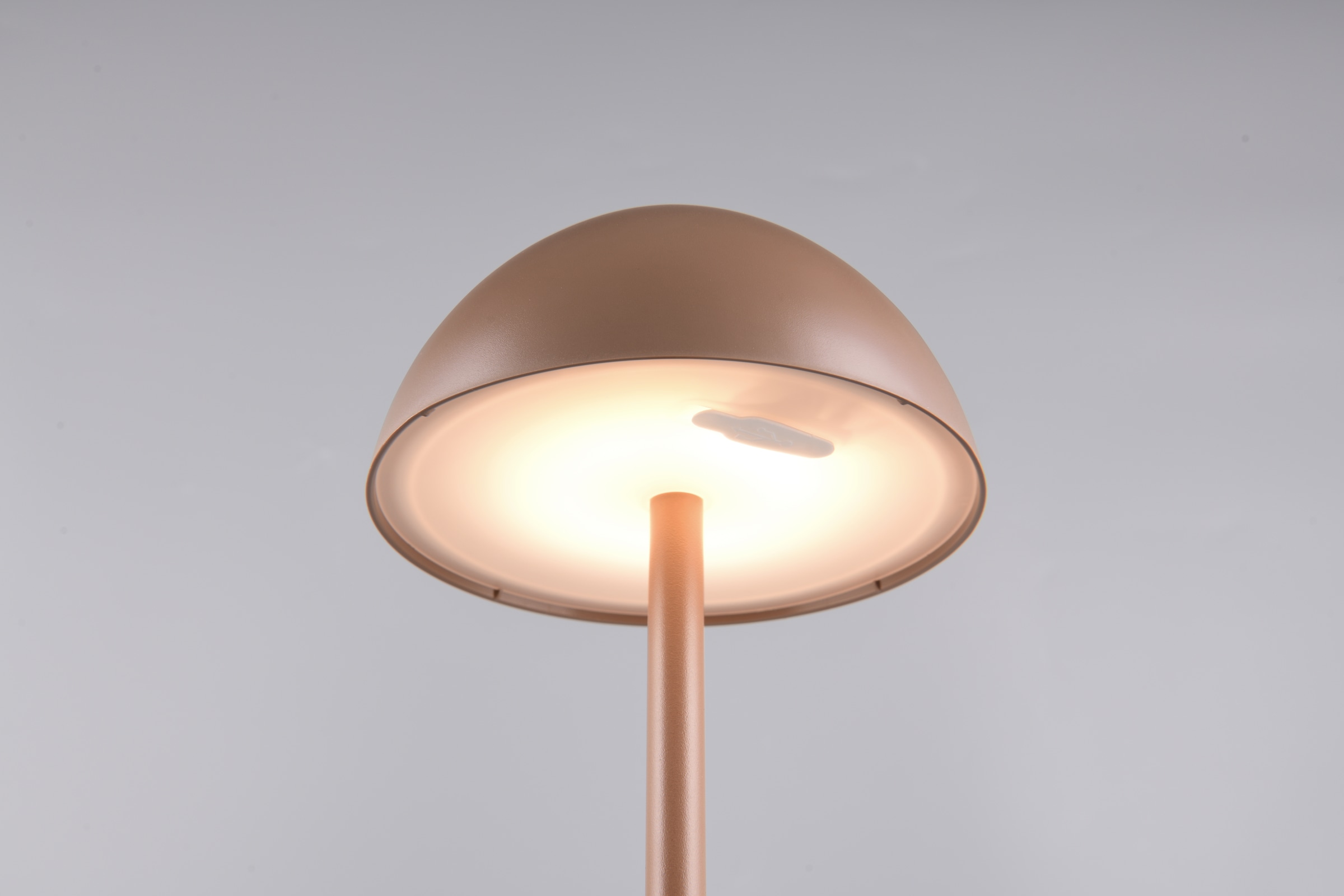 my home LED Außen-Tischleuchte »Abbey Tischleuchte 2er-Set«, 1 flammig, Leuchtmittel LED-Board | LED fest integriert, 2er Set Outdoor Akku Tischlampe Pilzdesign USB-C 4-fach Touch Dimmer