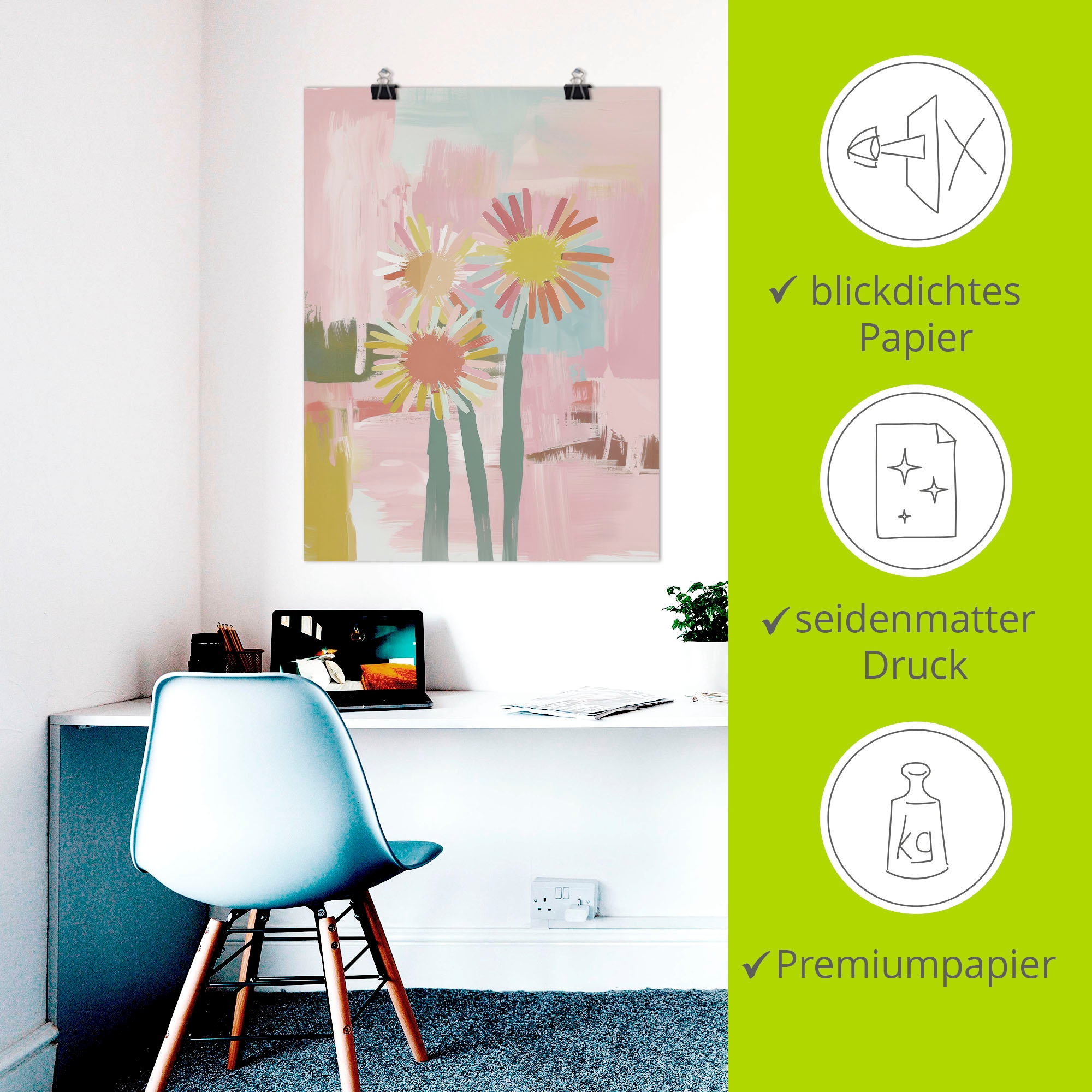 Artland Wandbild »Flüstern des Sommers« 1 Stk. tlg. als Alubild, Leinwandbild, Poster, Wandaufkleber in verschied. Größen