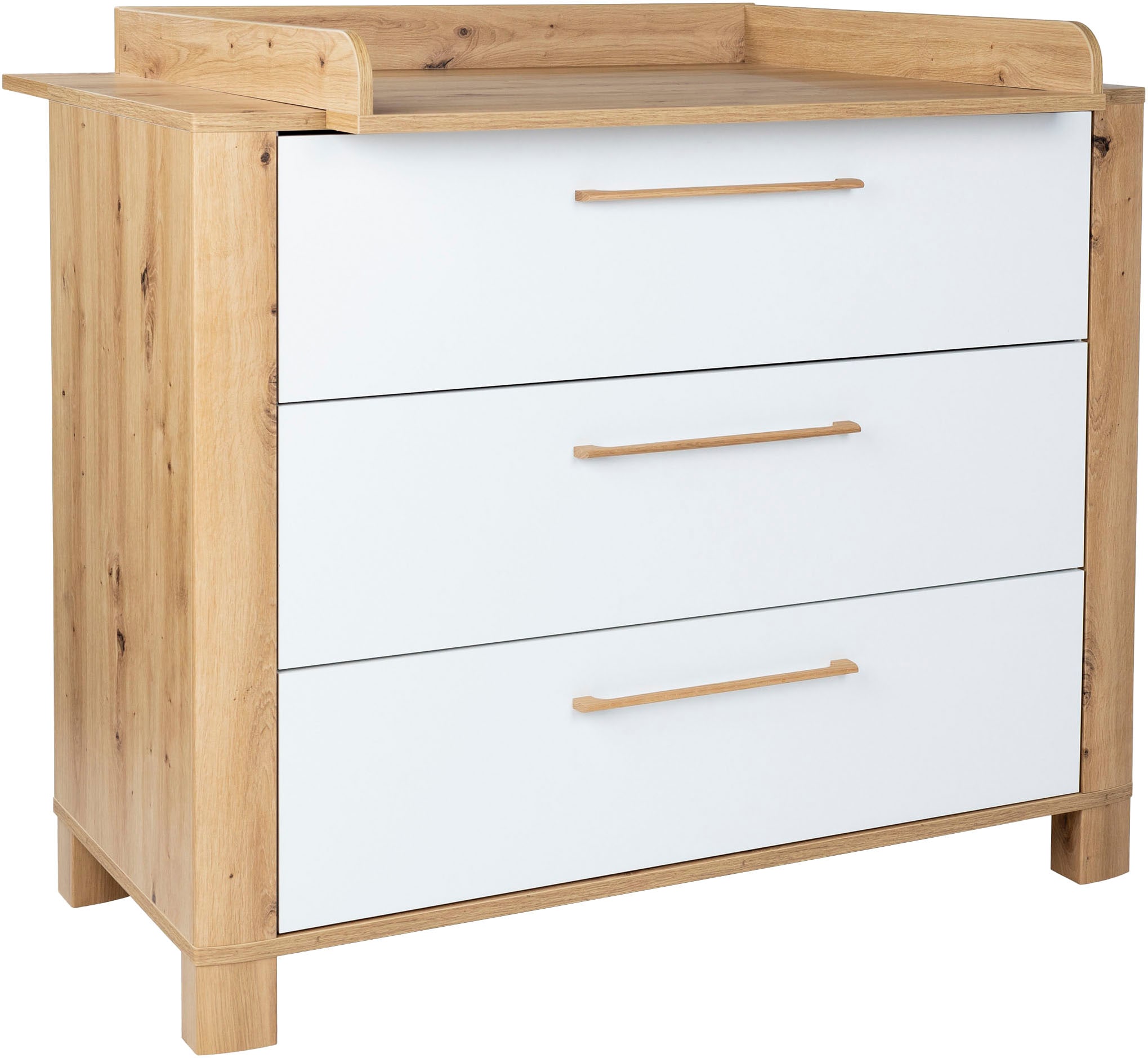 arthur berndt Babymöbel-Set »Babyzimmer Set »Marlon« 2-teilig«, (Spar-Set, 2 tlg., Kinderbett und Wickelkommode)
