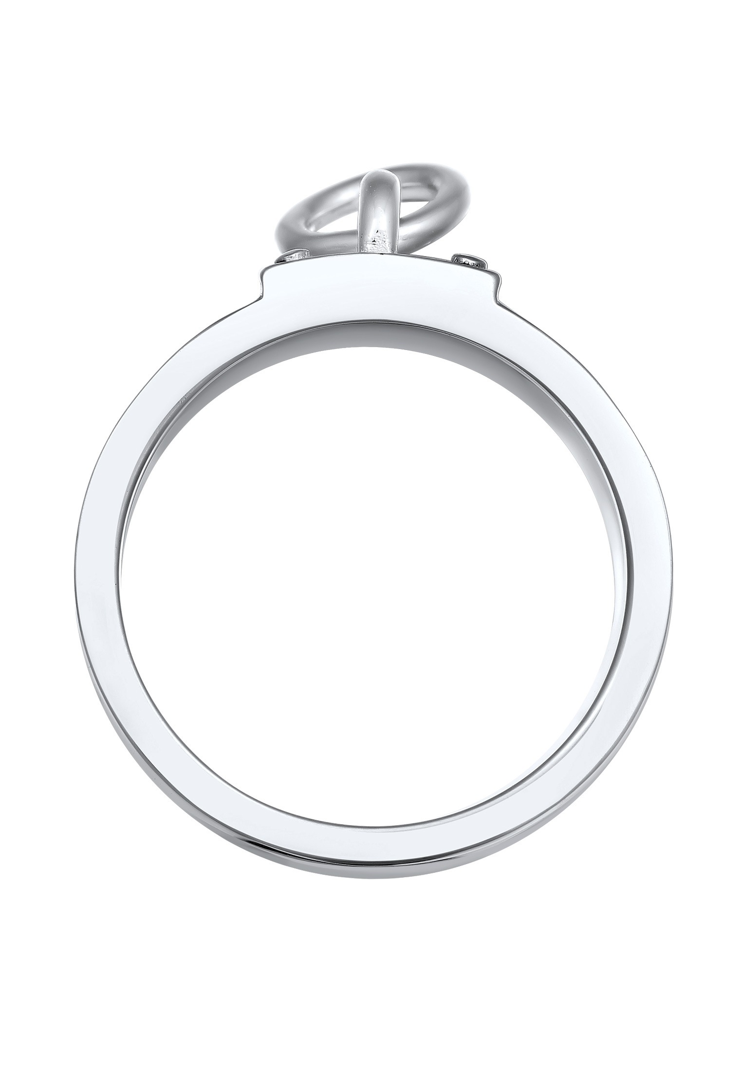 Kuzzoi Silberring »Ring Bandring Kreis Rund 925 Sterling Silber«