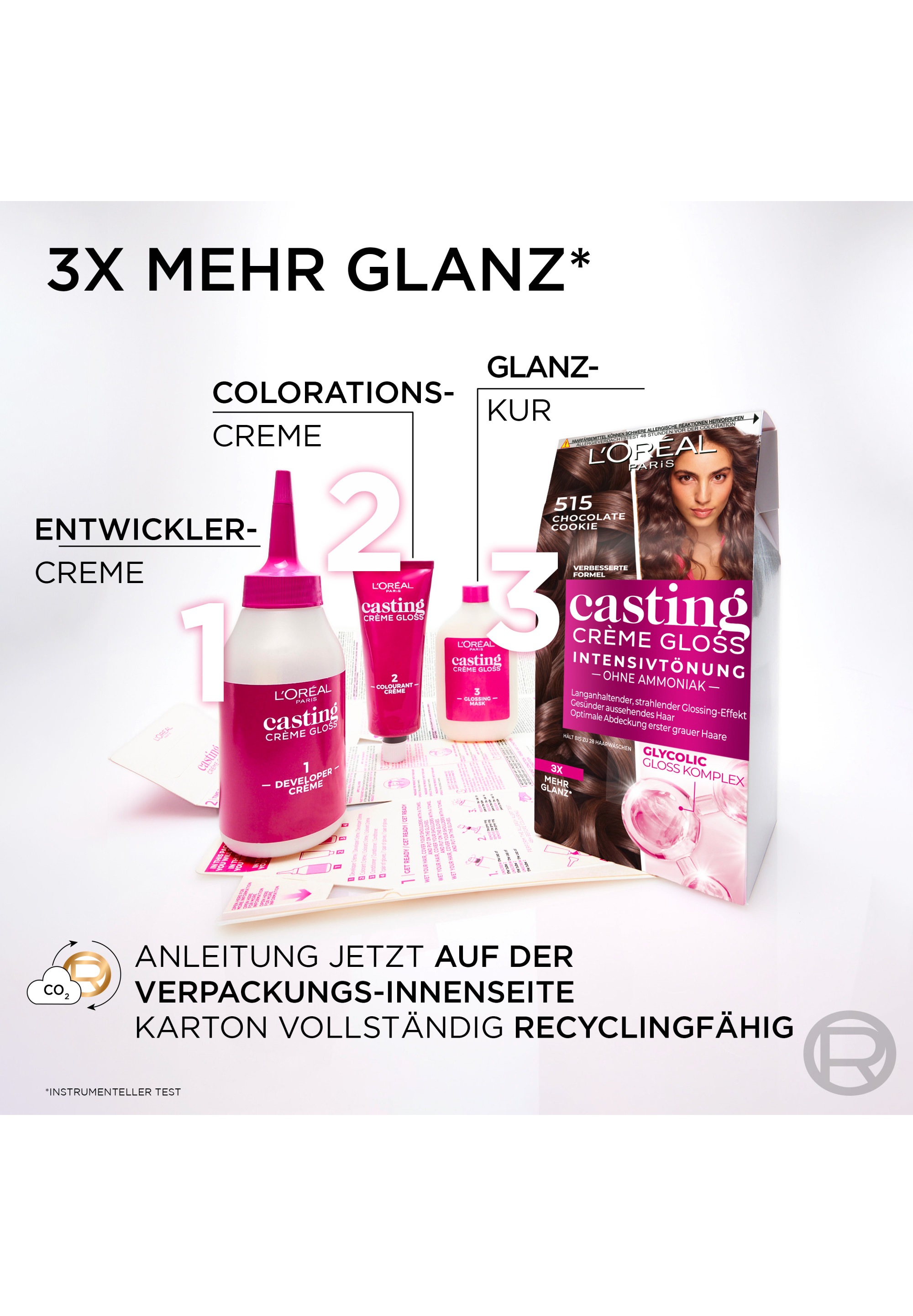 L'ORÉAL PARIS Coloration »L'Oréal Paris Casting Crème Gloss (3 Stück)«