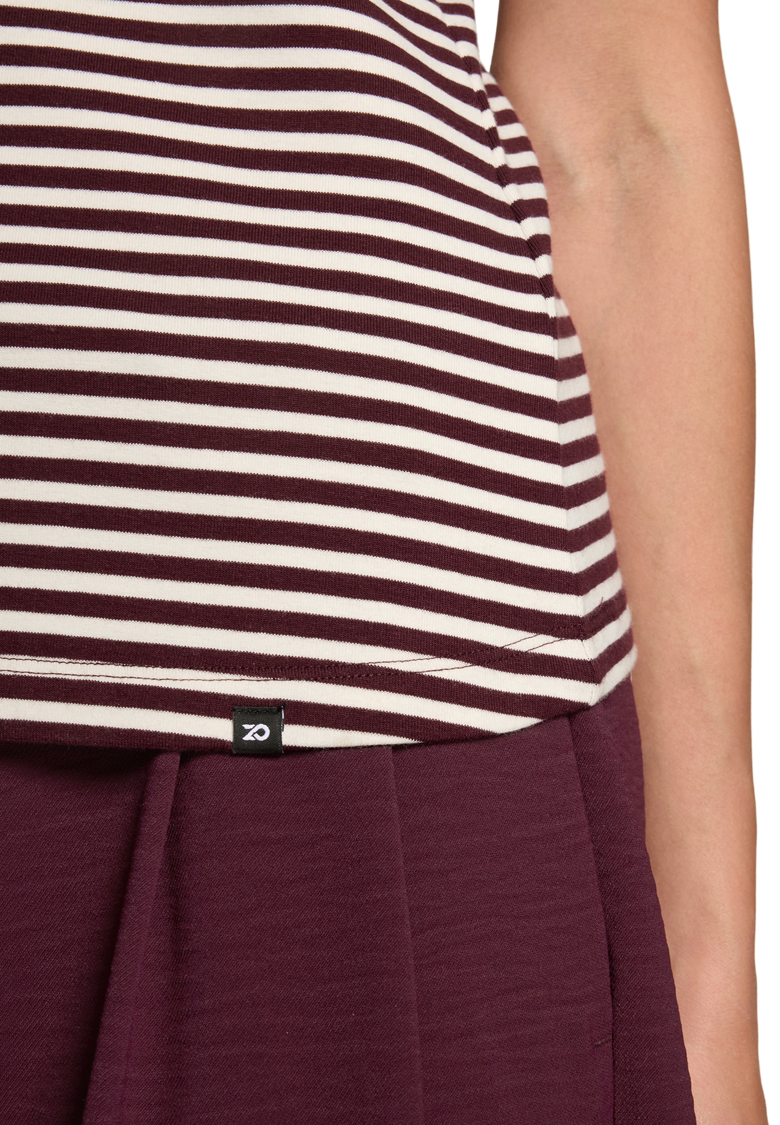 Zero 3/4-Arm-Shirt »Basic Shirt mit U-Boot-Ausschnitt«