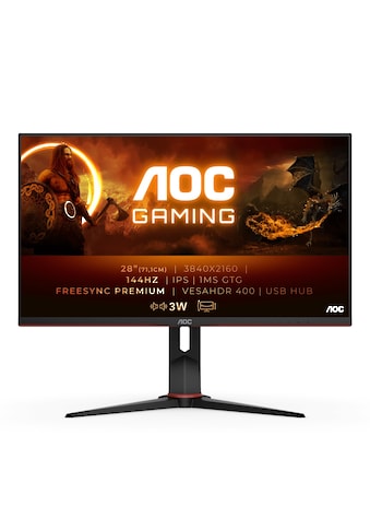AOC Gaming-Monitor »U28G2XU/BK«, 71,1 cm/28 Zoll, 3840 x 2160 px, 4K Ultra HD, 1 (GtG)... kaufen