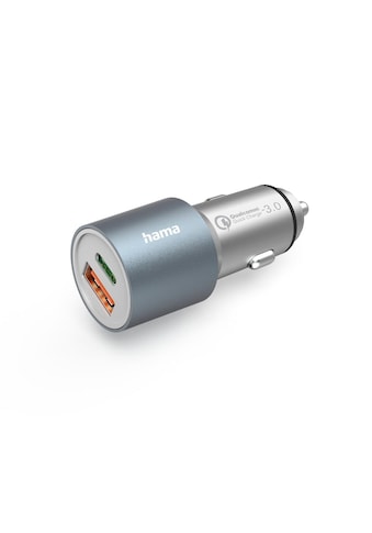 KFZ-Adapter »Auto Schnellladegerät, 1x USB C PD, 1x USB A QC, 38 W, Metall«