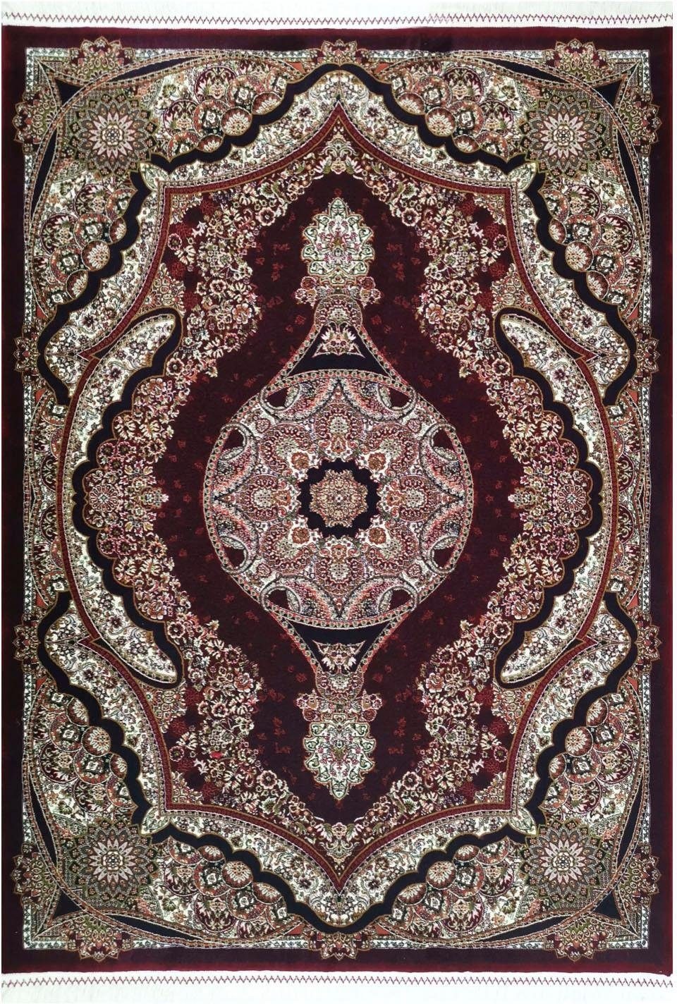 RESITAL The Voice of Carpet Teppich »Hürrem 1030«, rechteckig, 9 mm Höhe, Kurzflor, gewebt, Orient-Optik, mit Fransen, ideal im Wohnzimmer & Schlafzimmer