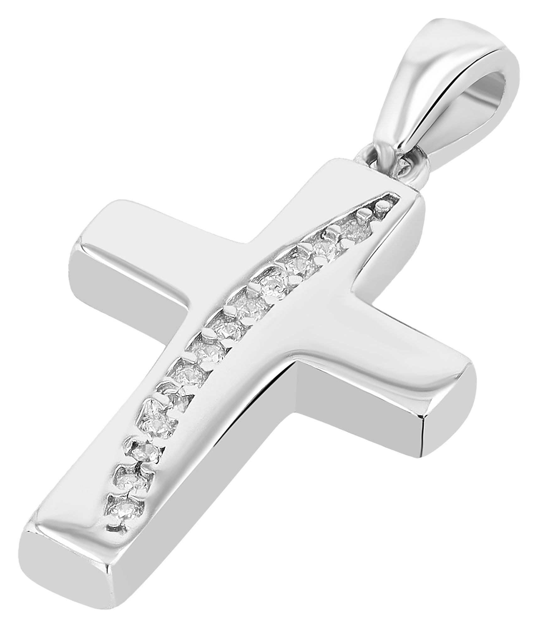 Adelia´s Kreuzanhänger »Damen Anhänger ¿ Kreuz Kreuzanhänger aus 925 Silber«