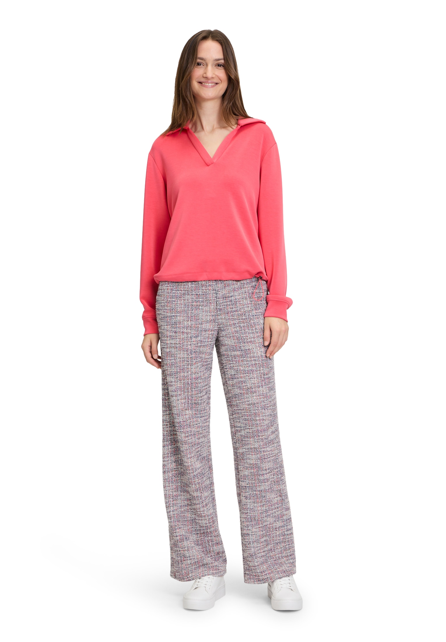 Betty&Co Schlupfhose »Schlupfhose mit Struktur«