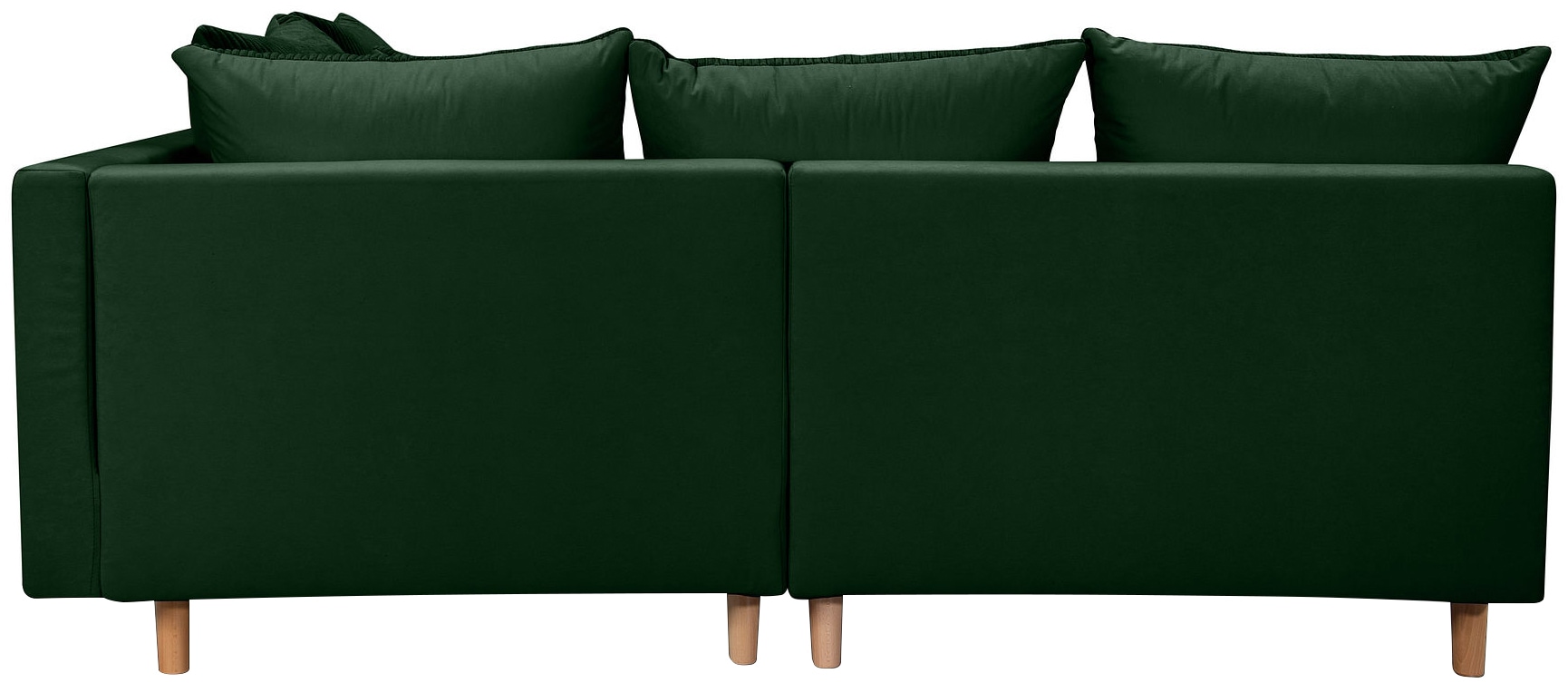 COLLECTION AB Ecksofa »L-Form«, Ecksofa,Ottomane rechte Seite montierbar,Komfortablen bonnelfederkern