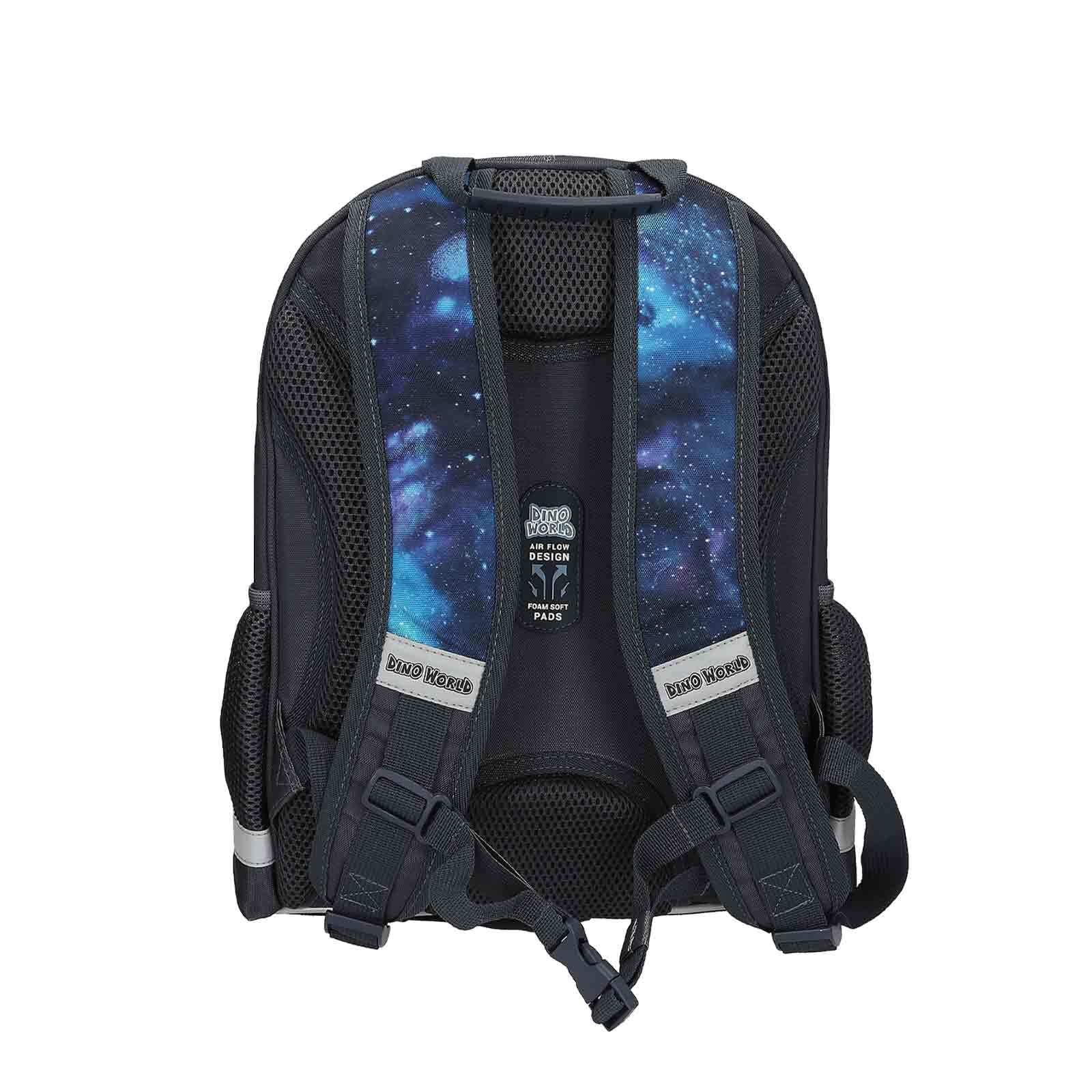 Depesche Rucksack »Schulrucksack GALAXY Dino World 16 x 33 cm grau-grün«