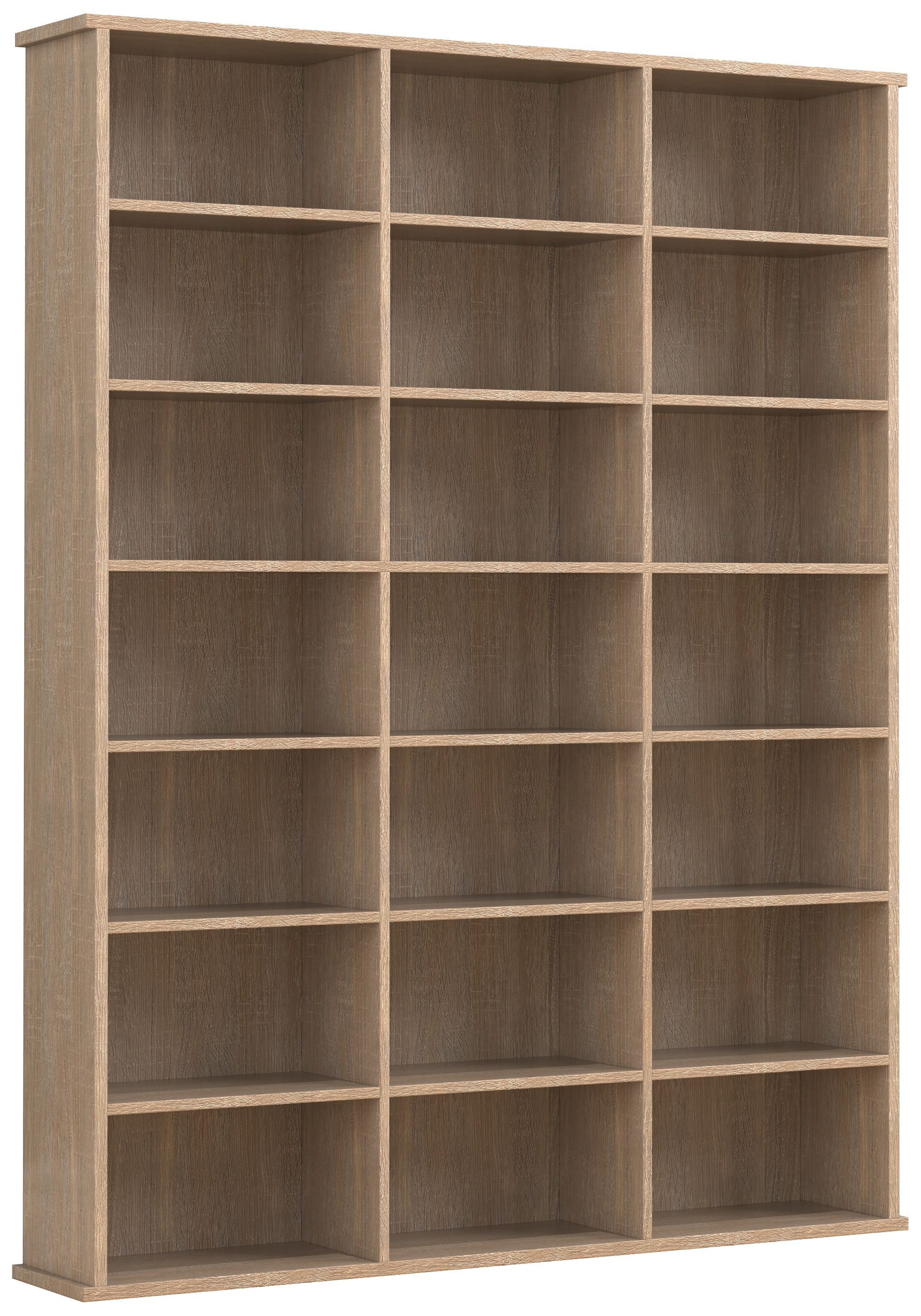 VCM Standregal »Holz CD DVD Standregal Bücherregal Regal Megosa M«