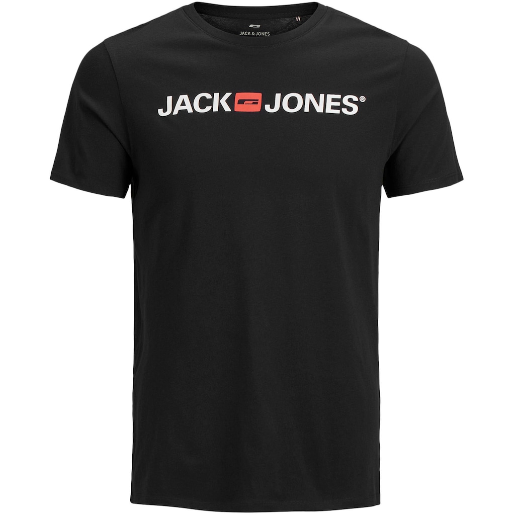 Jack & Jones T-Shirt »CORP LOGO TEE«, (Packung, 3 tlg., 3er-Pack)