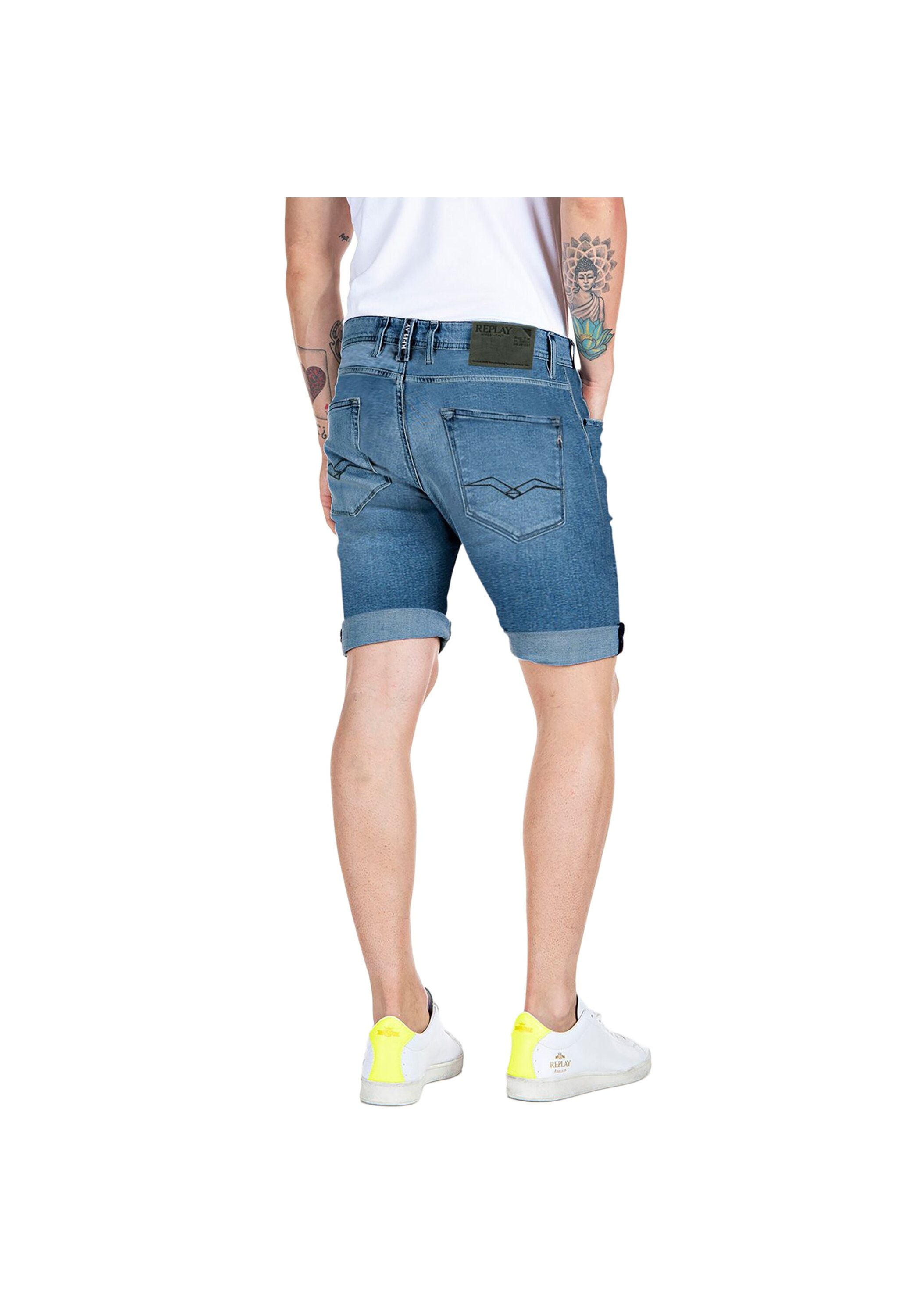 Replay Bermudas »Bermuda-Shorts POWER Stretch Denim 1er Pack«