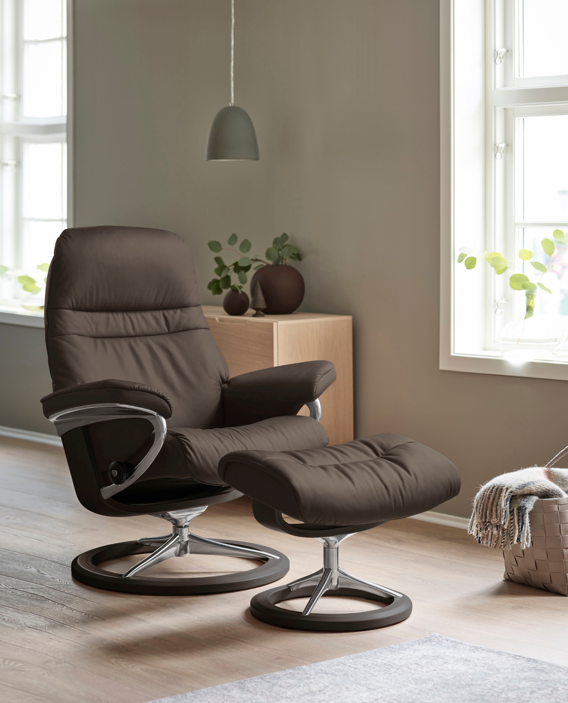 Stressless® Fußhocker »Sunrise«, mit Signature Base, Gestell Wenge