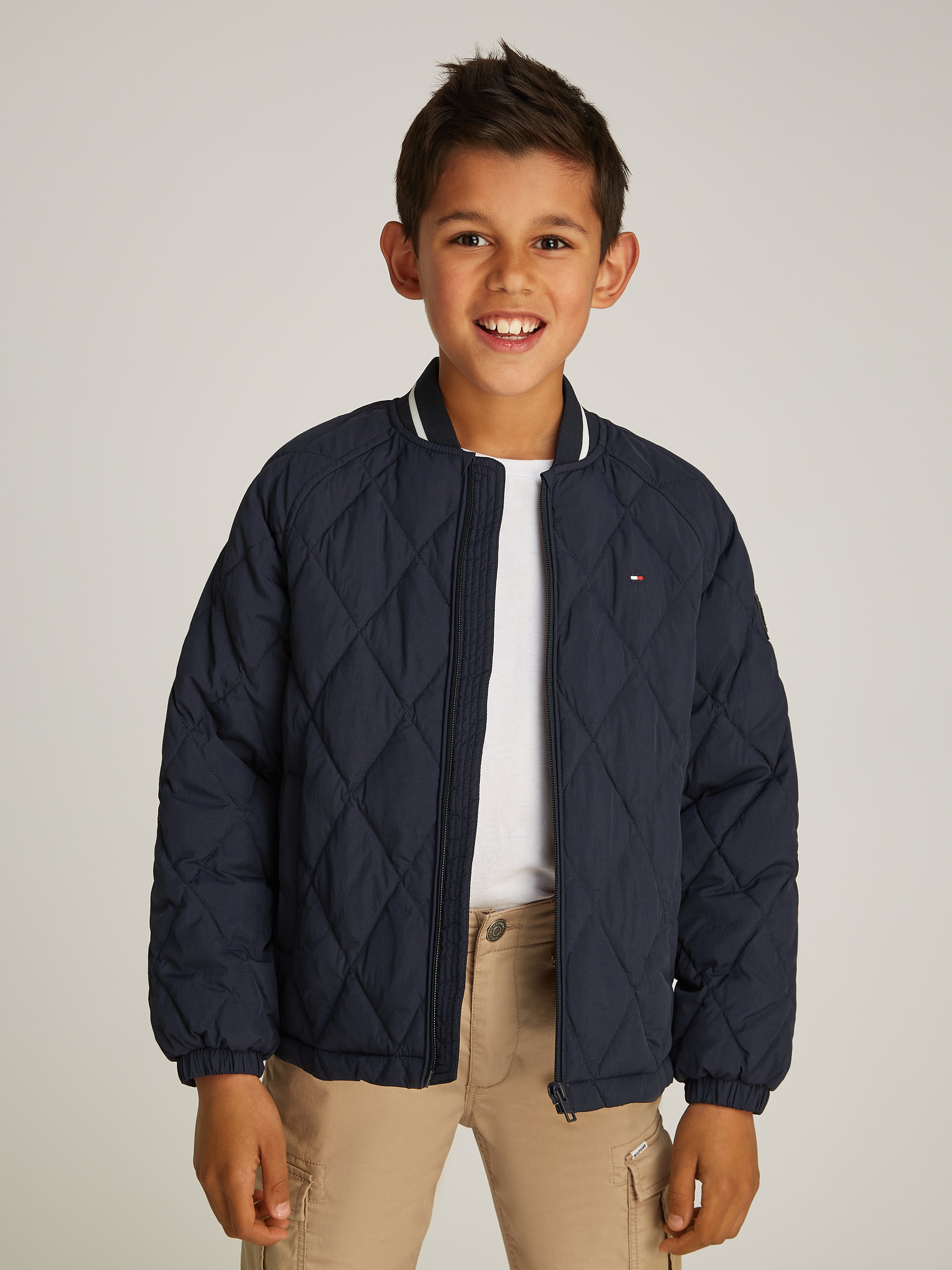 Tommy Hilfiger Steppjacke »U QUILTED JACKET«, mit wärmender Wattierung