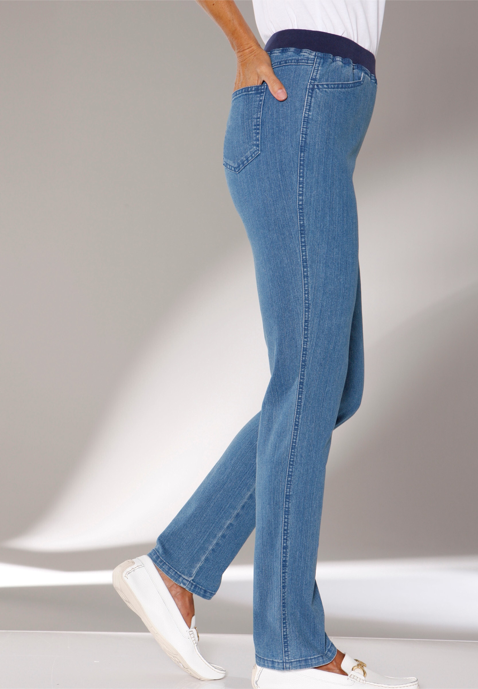 Witt Schlupfjeans »Jeans Stretch-Jeans mit Rundum-Dehnbund«
